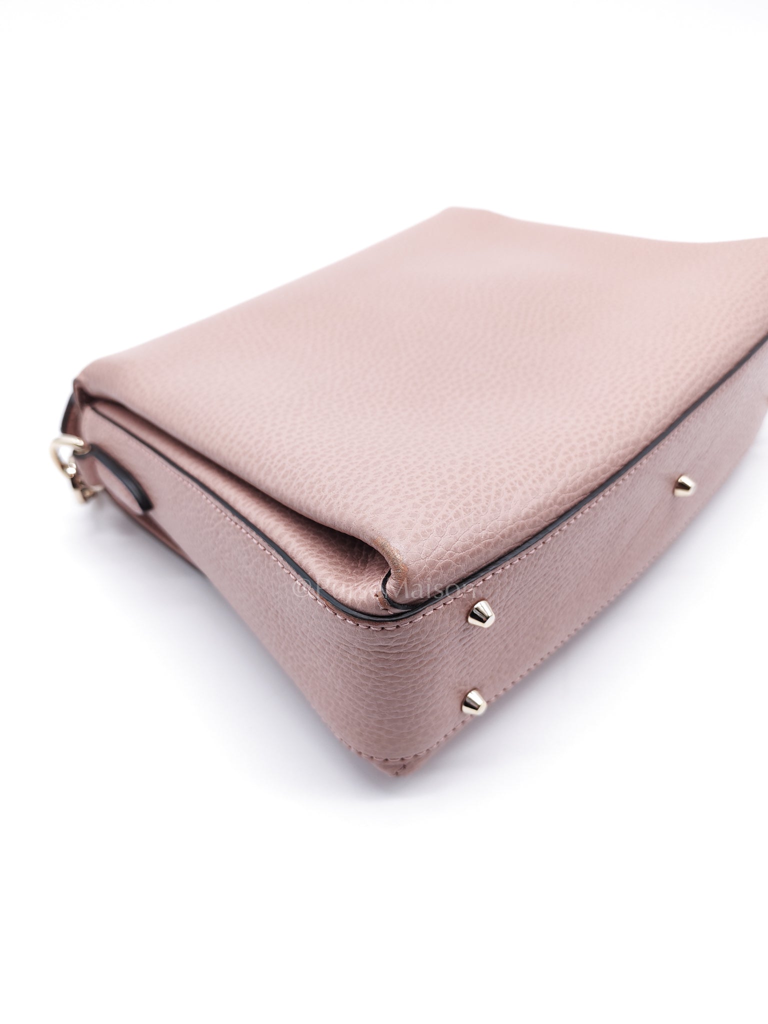 Interlocking G Medium Top Handle in Pink Grained Calfskin Leather Crossbody Bag | Purse Maison Luxury Bags Shop