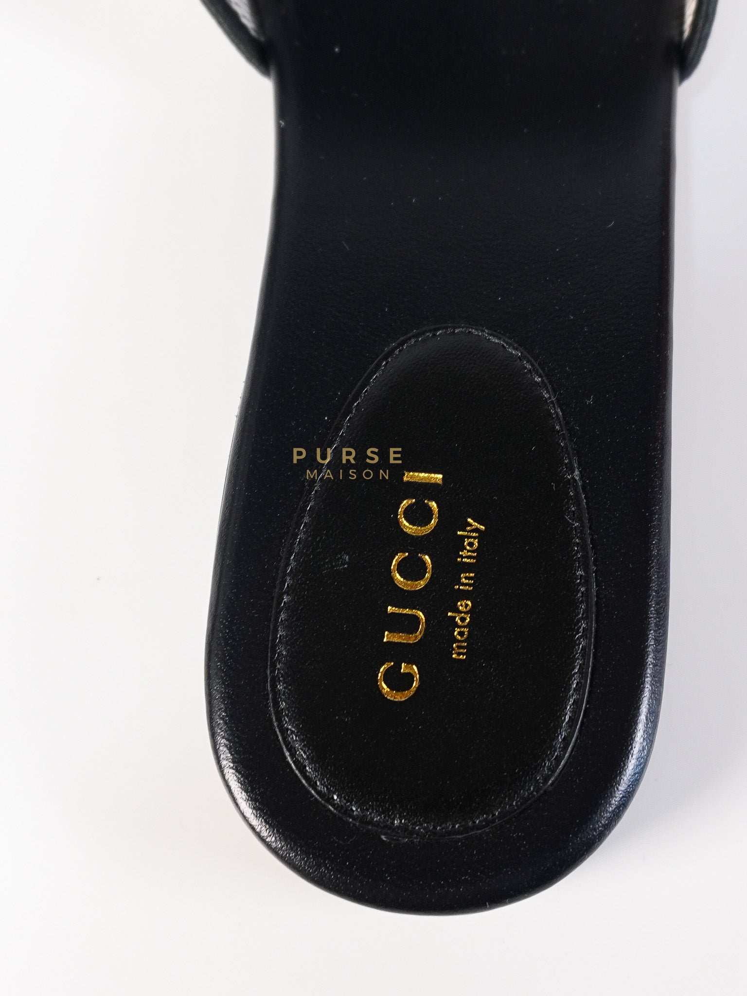 Interlocking G Slide Sandals in Black Size 39 EU (24.5cm) | Purse Maison Luxury Bags Shop