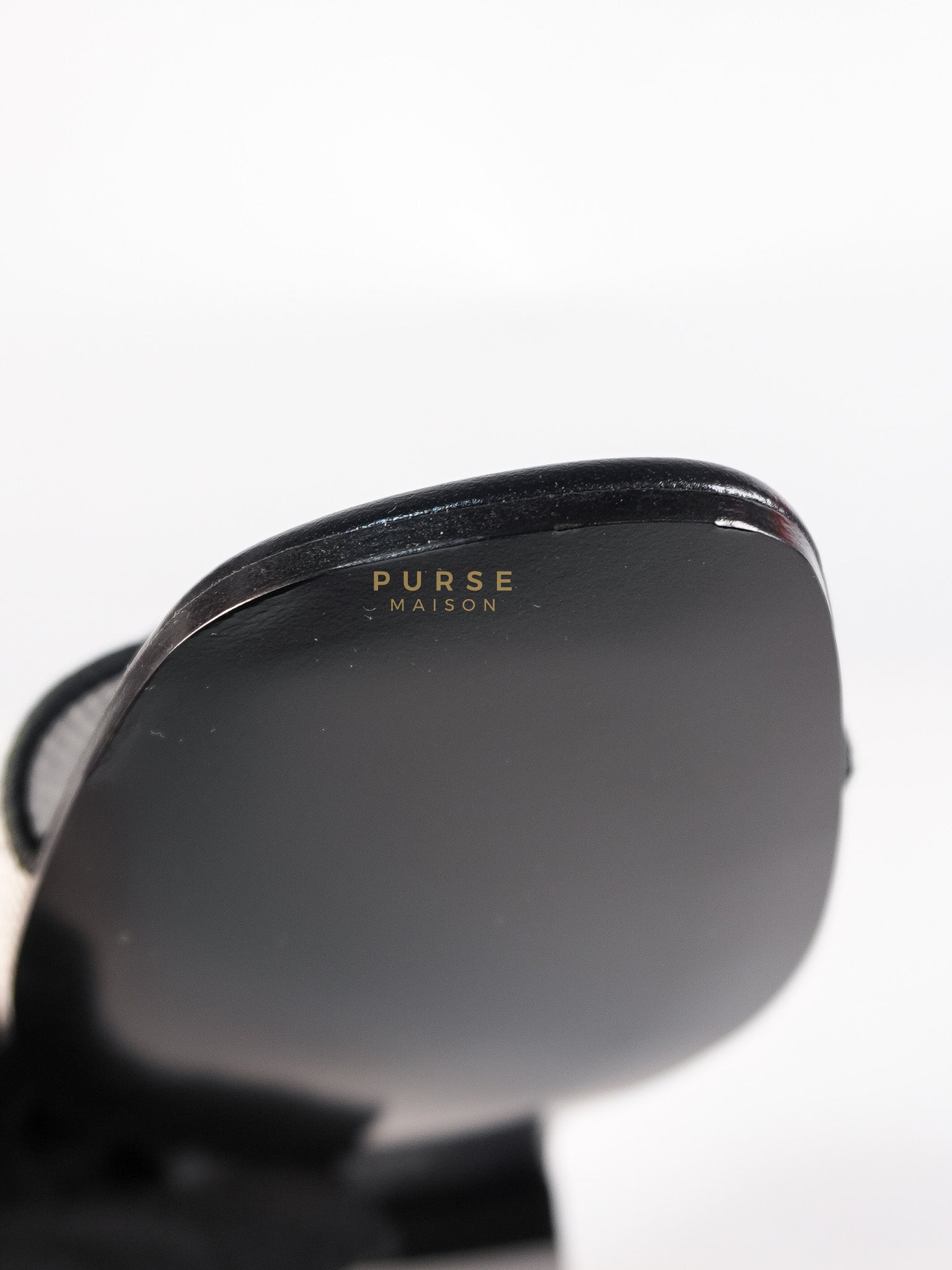 Interlocking G Slide Sandals in Black Size 39 EU (24.5cm) | Purse Maison Luxury Bags Shop