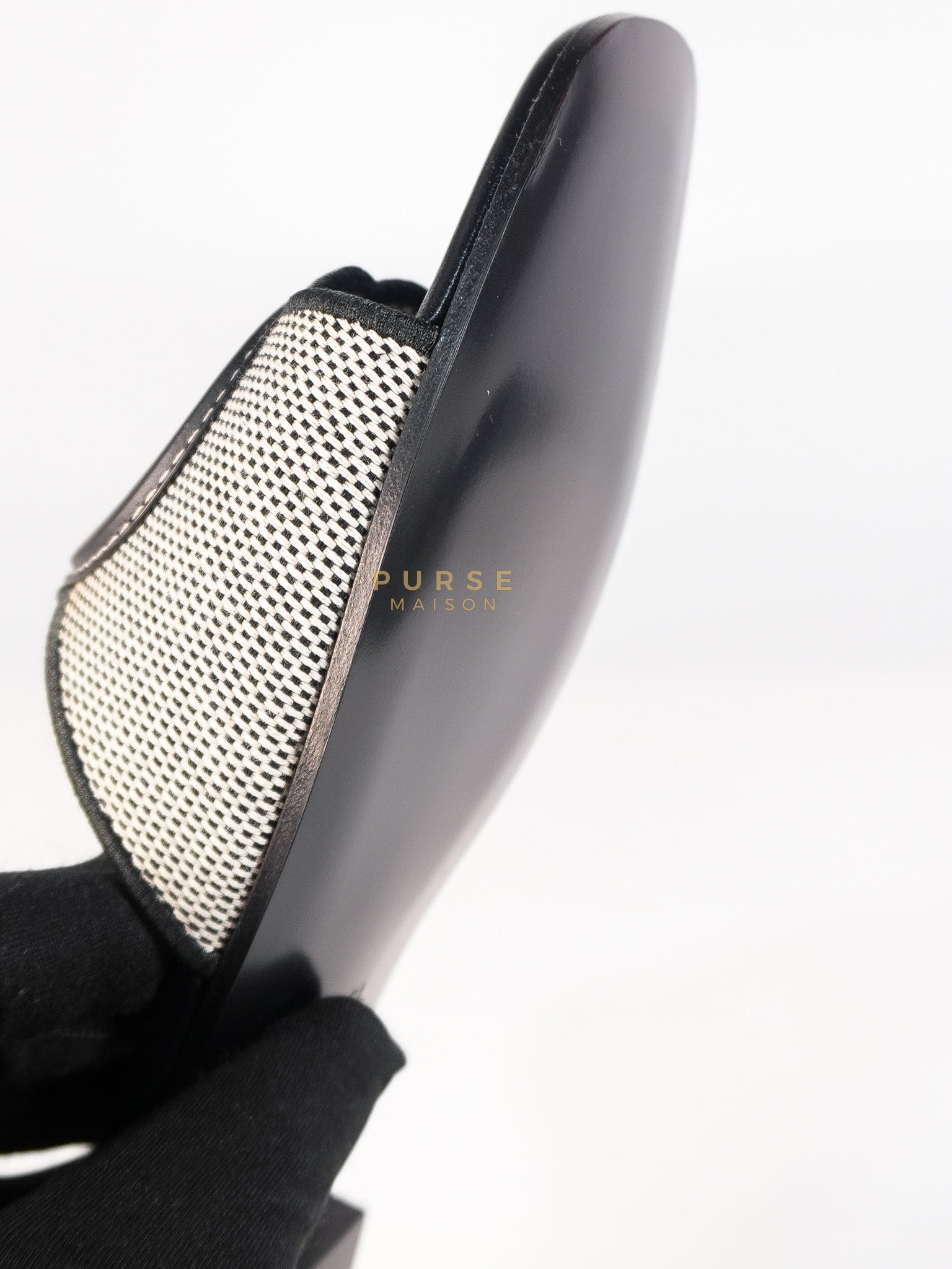 Interlocking G Slide Sandals in Black Size 39 EU (24.5cm) | Purse Maison Luxury Bags Shop