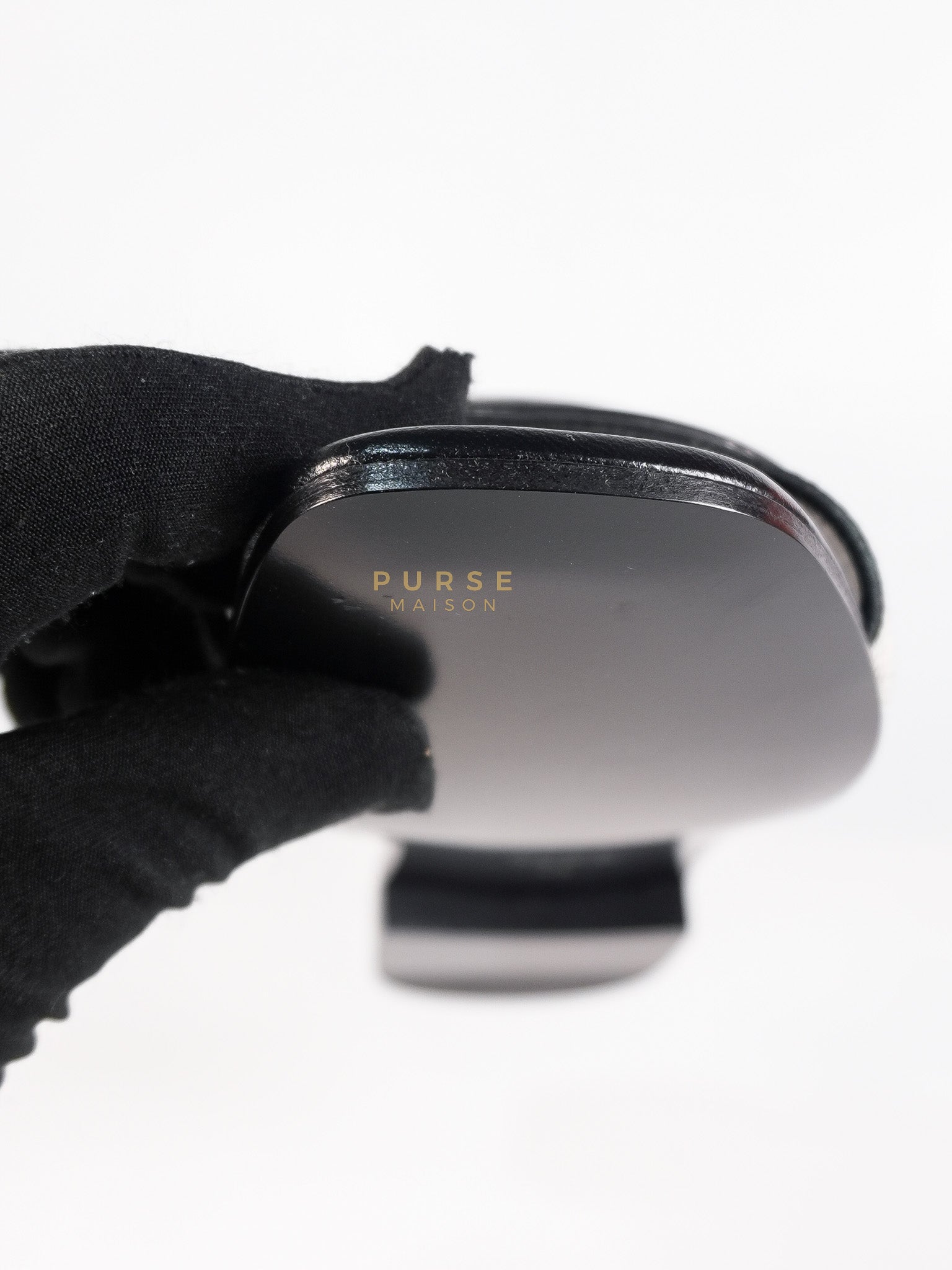 Interlocking G Slide Sandals in Black Size 39 EU (24.5cm) | Purse Maison Luxury Bags Shop