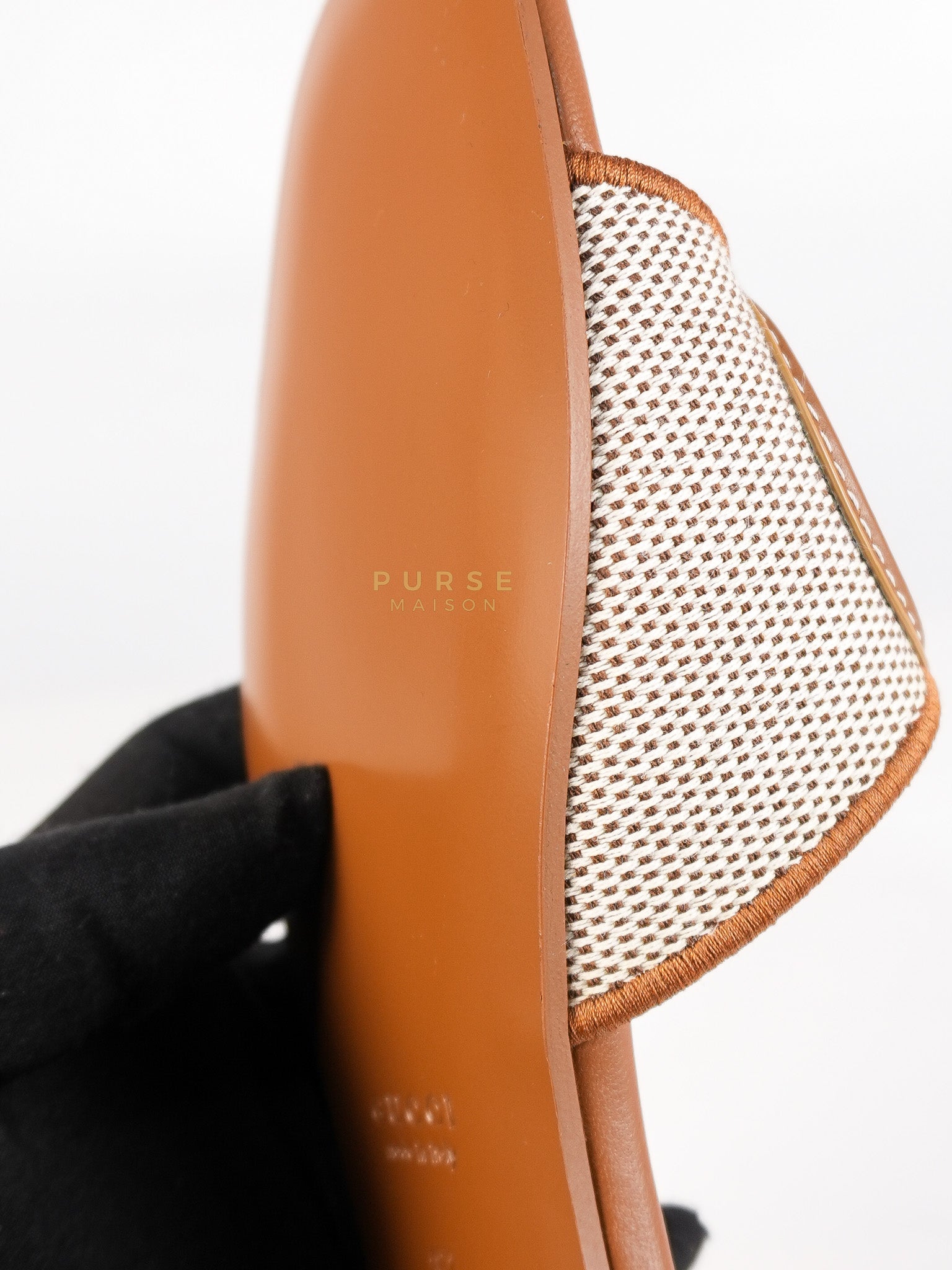 Interlocking G Slide Sandlas in Tan Size 37 EU (23cm) | Purse Maison Luxury Bags Shop