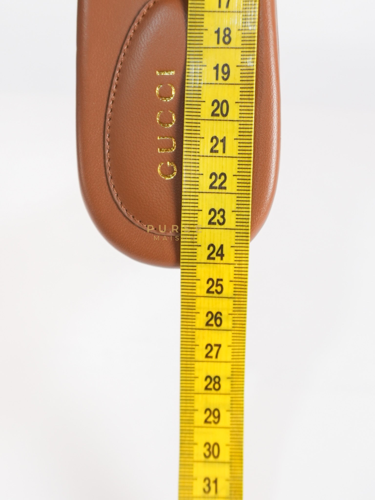 Interlocking G Slide Sandlas in Tan Size 37 EU (23cm) | Purse Maison Luxury Bags Shop