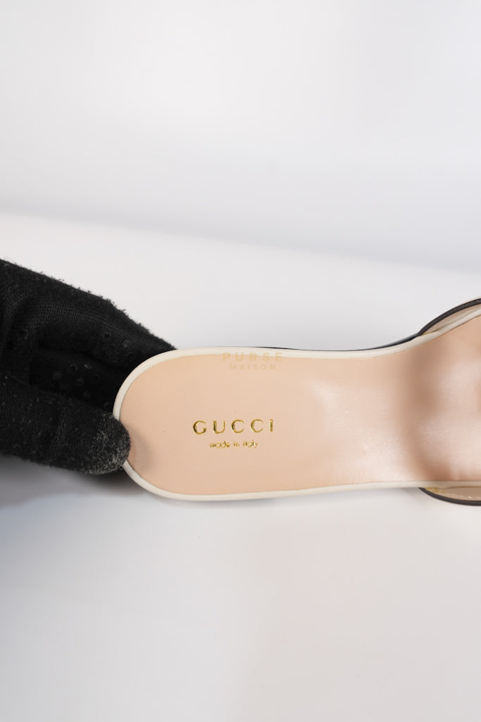 Interlocking G Slides in White Size 37.5 EU (23.5cm) | Purse Maison Luxury Bags Shop