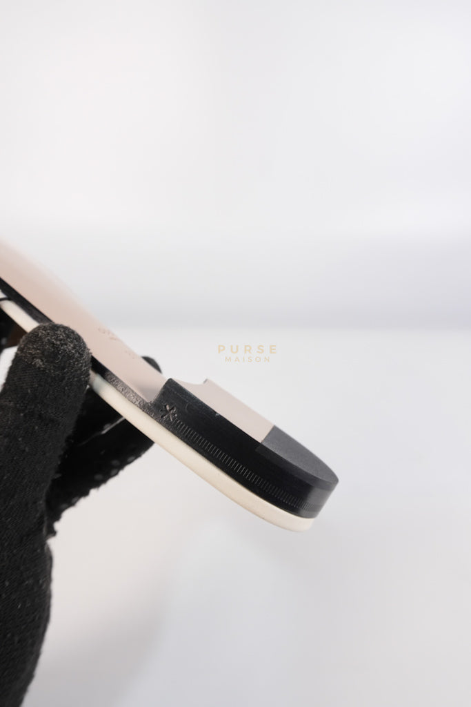 Interlocking G Slides in White Size 37.5 EU (23.5cm) | Purse Maison Luxury Bags Shop