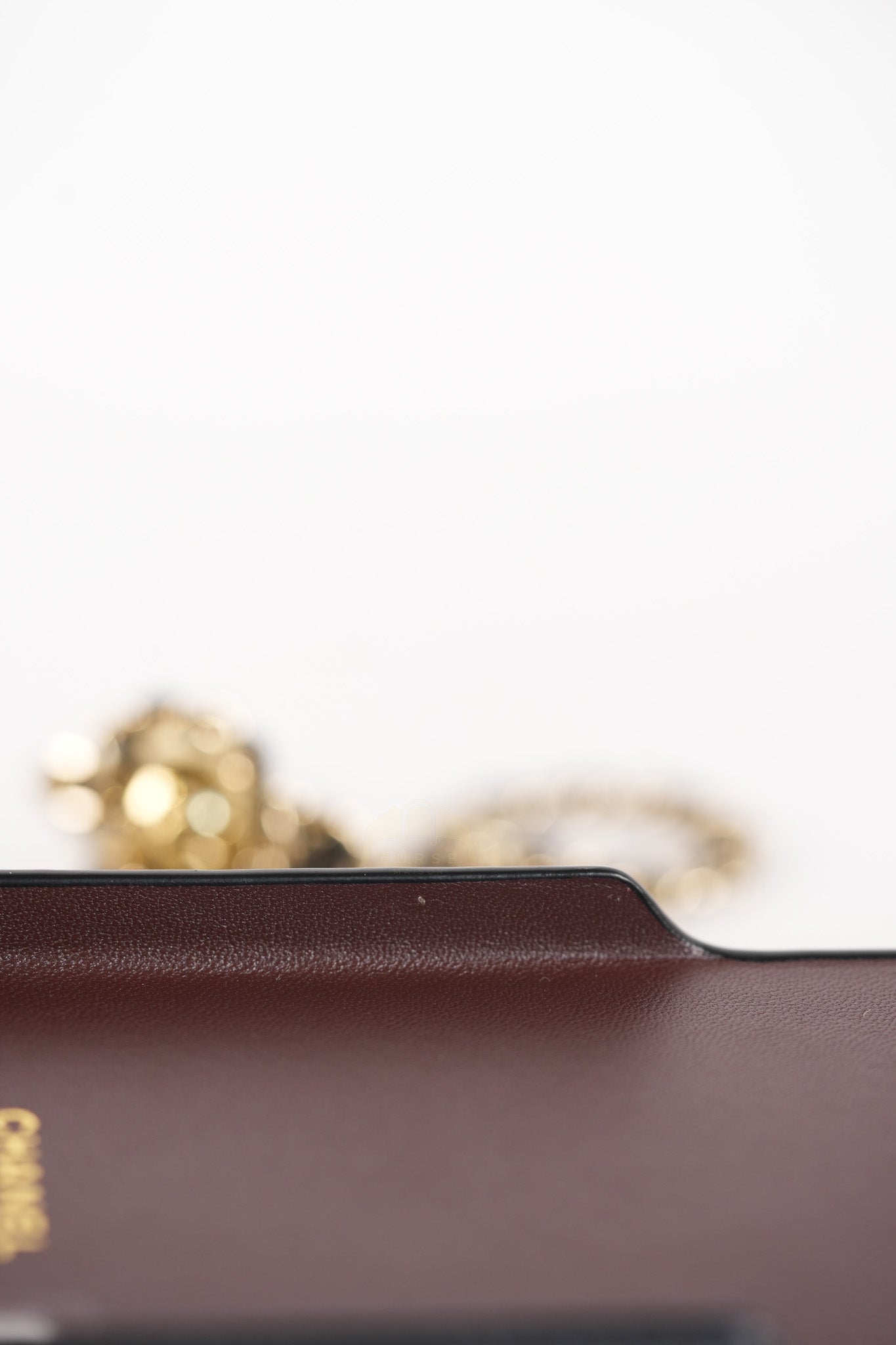 Iphone14 Pro Phone Case in Quilted Caviar Leather Chain Strap (Microchip) | Purse Maison Luxury Bags Shop