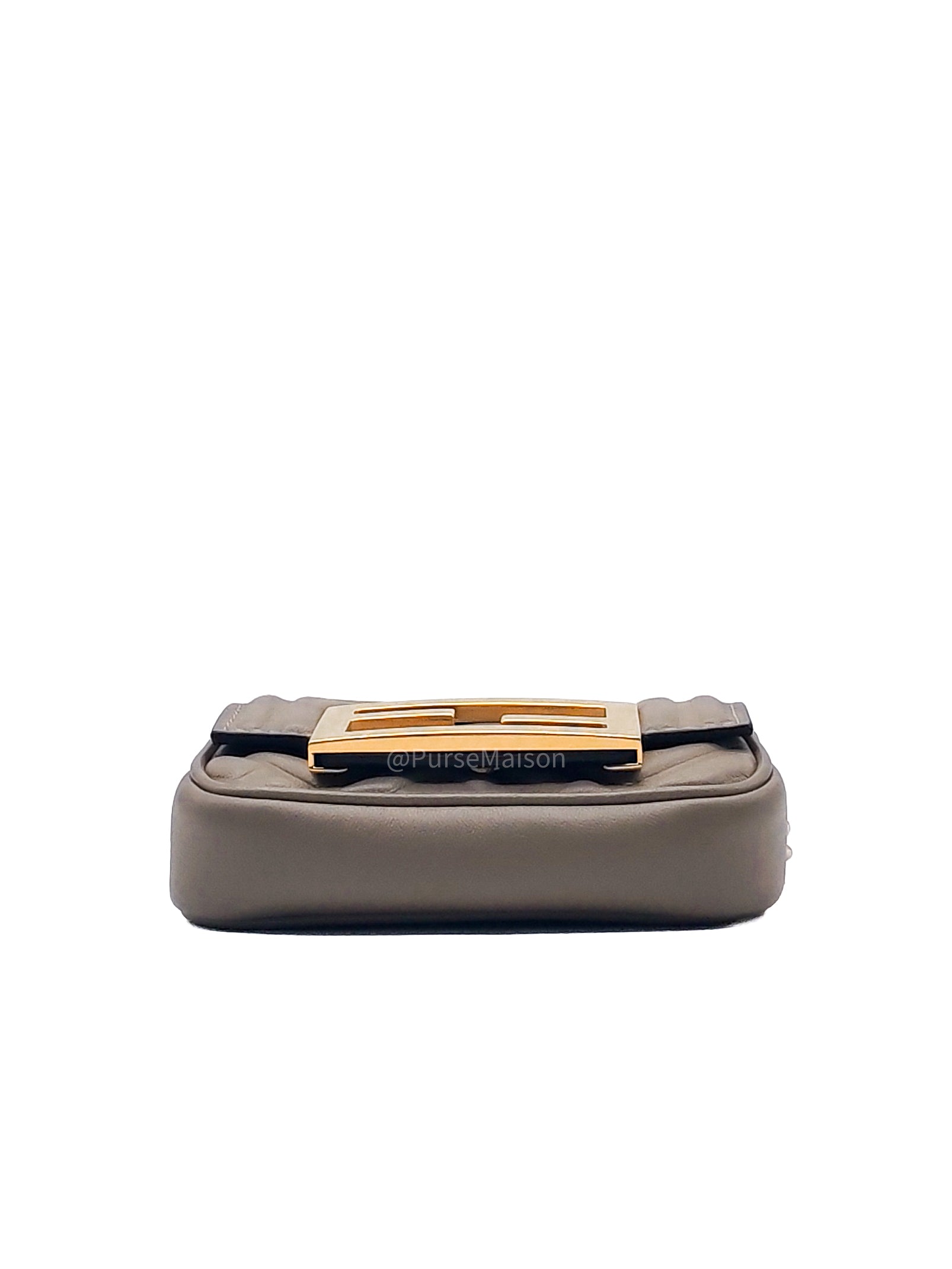 Fendi Nano Baguette Micro Bag in Zucca FF Leather