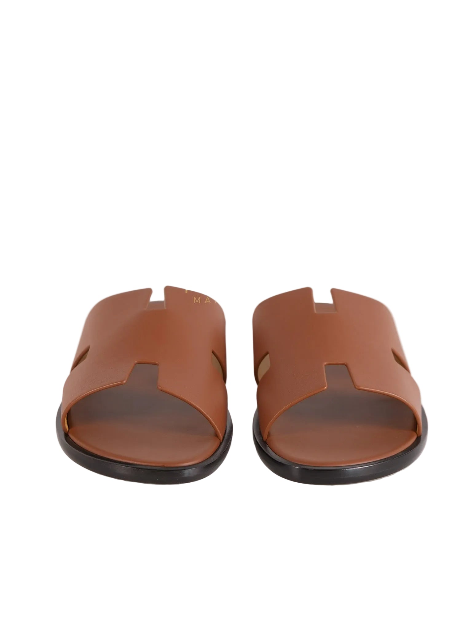 Izmir Sandals in Gold Size 41 EU (26cm) | Purse Maison Luxury Bags Shop