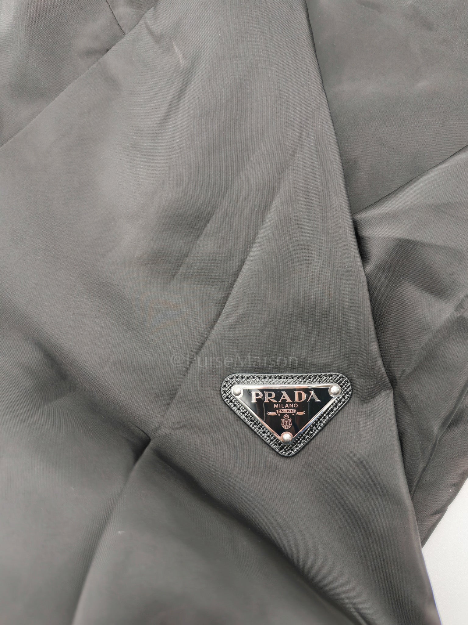 Blouson Reversible Black Nylon Jacket Size 52