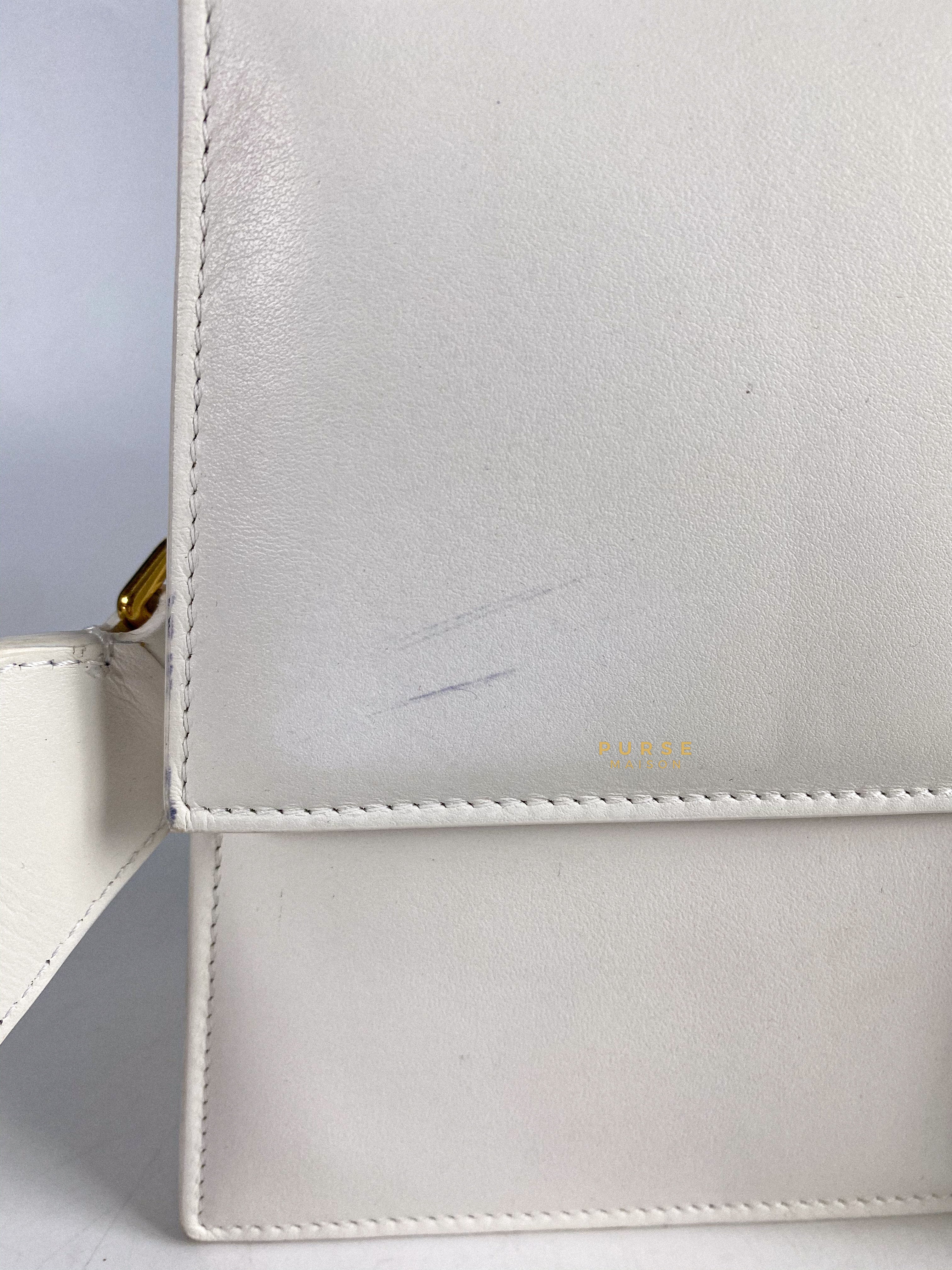 Jacquemus Le Bambinou Top Handle White | Purse Maison Luxury Bags Shop