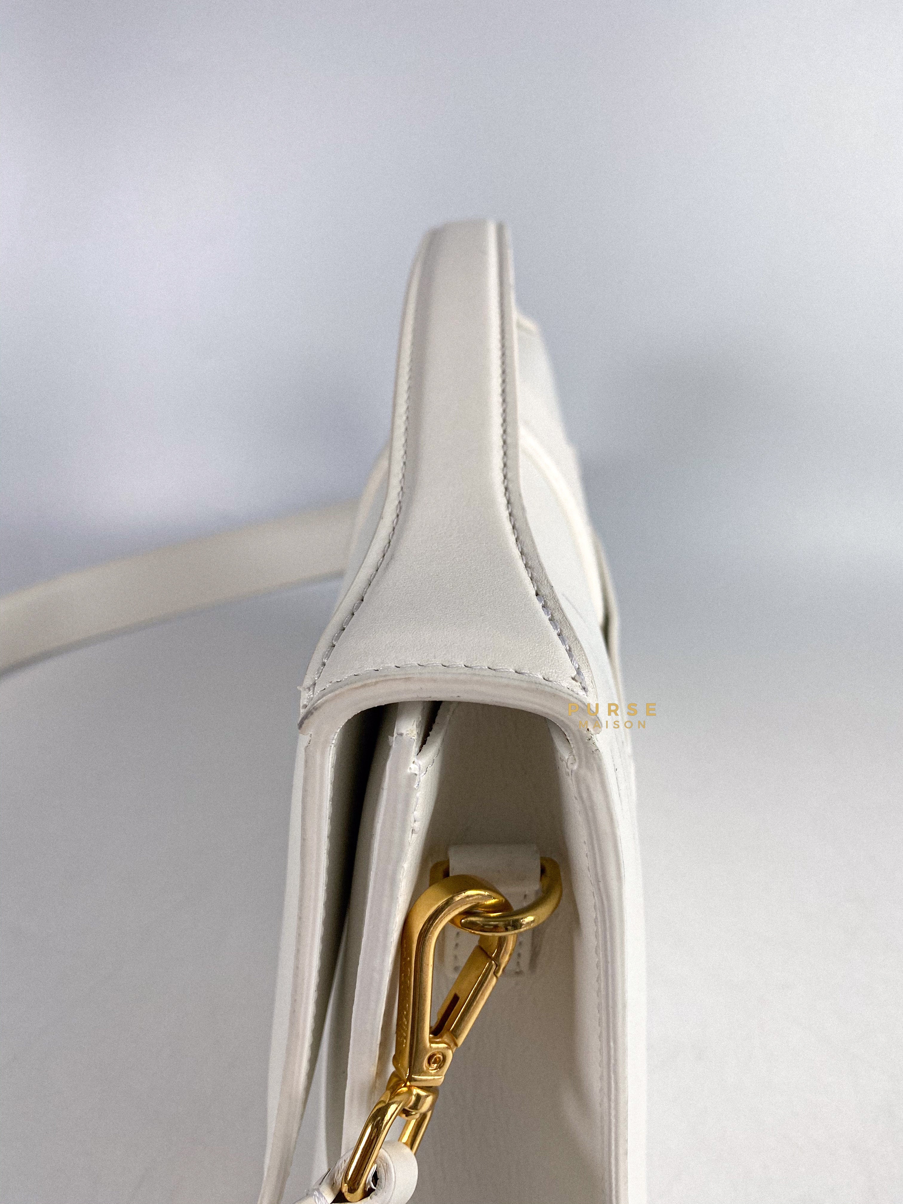 Jacquemus Le Bambinou Top Handle White | Purse Maison Luxury Bags Shop