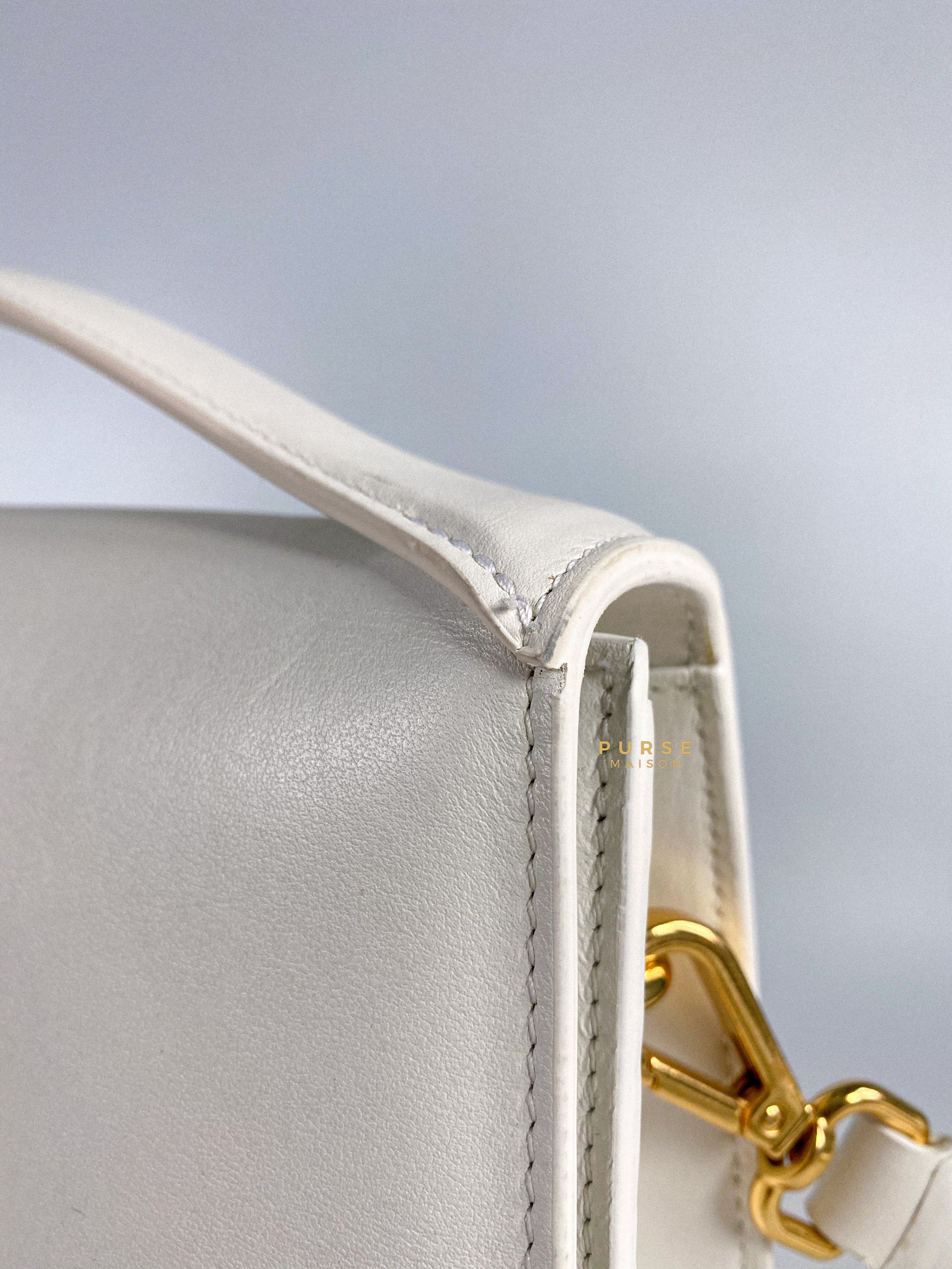 Jacquemus Le Bambinou Top Handle White | Purse Maison Luxury Bags Shop