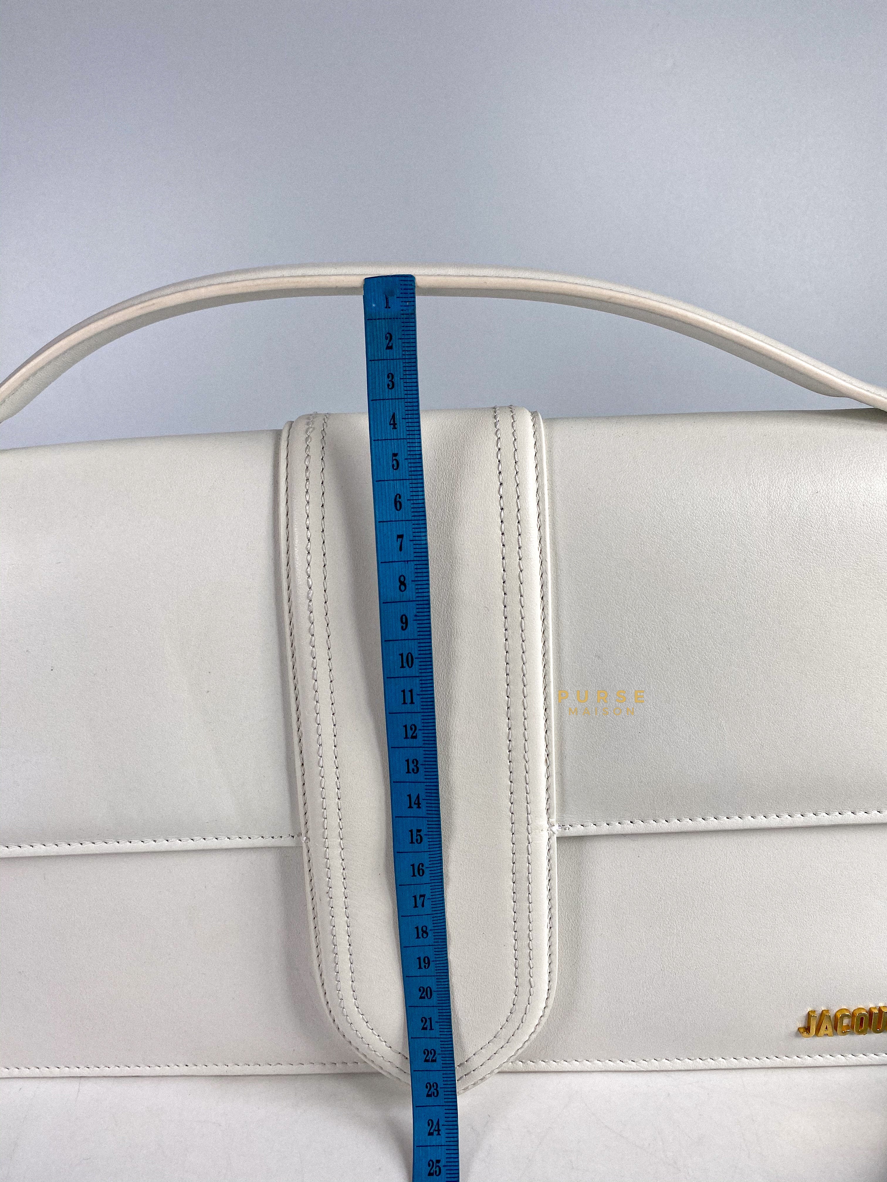 Jacquemus Le Bambinou Top Handle White | Purse Maison Luxury Bags Shop