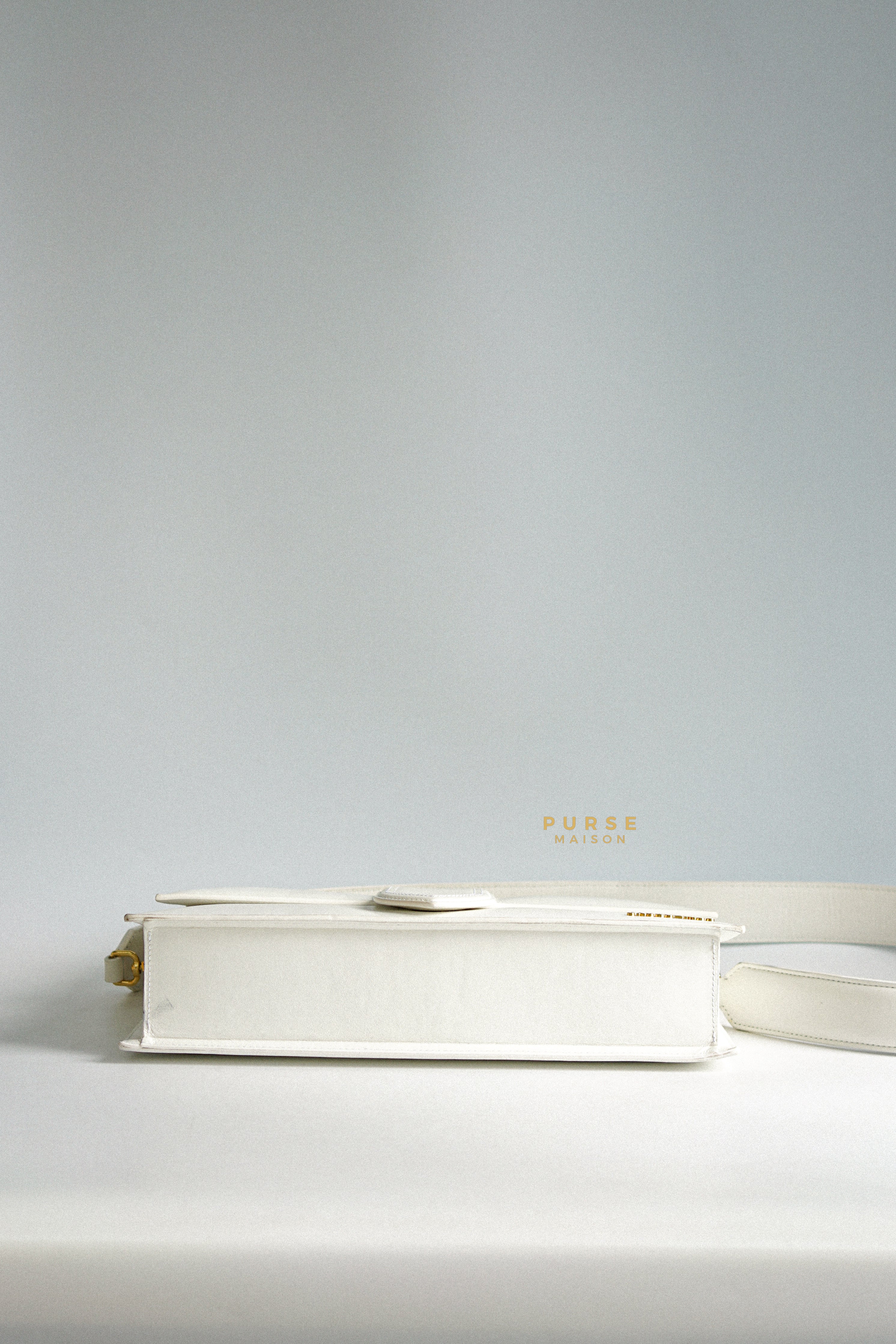 Jacquemus Le Bambinou Top Handle White | Purse Maison Luxury Bags Shop