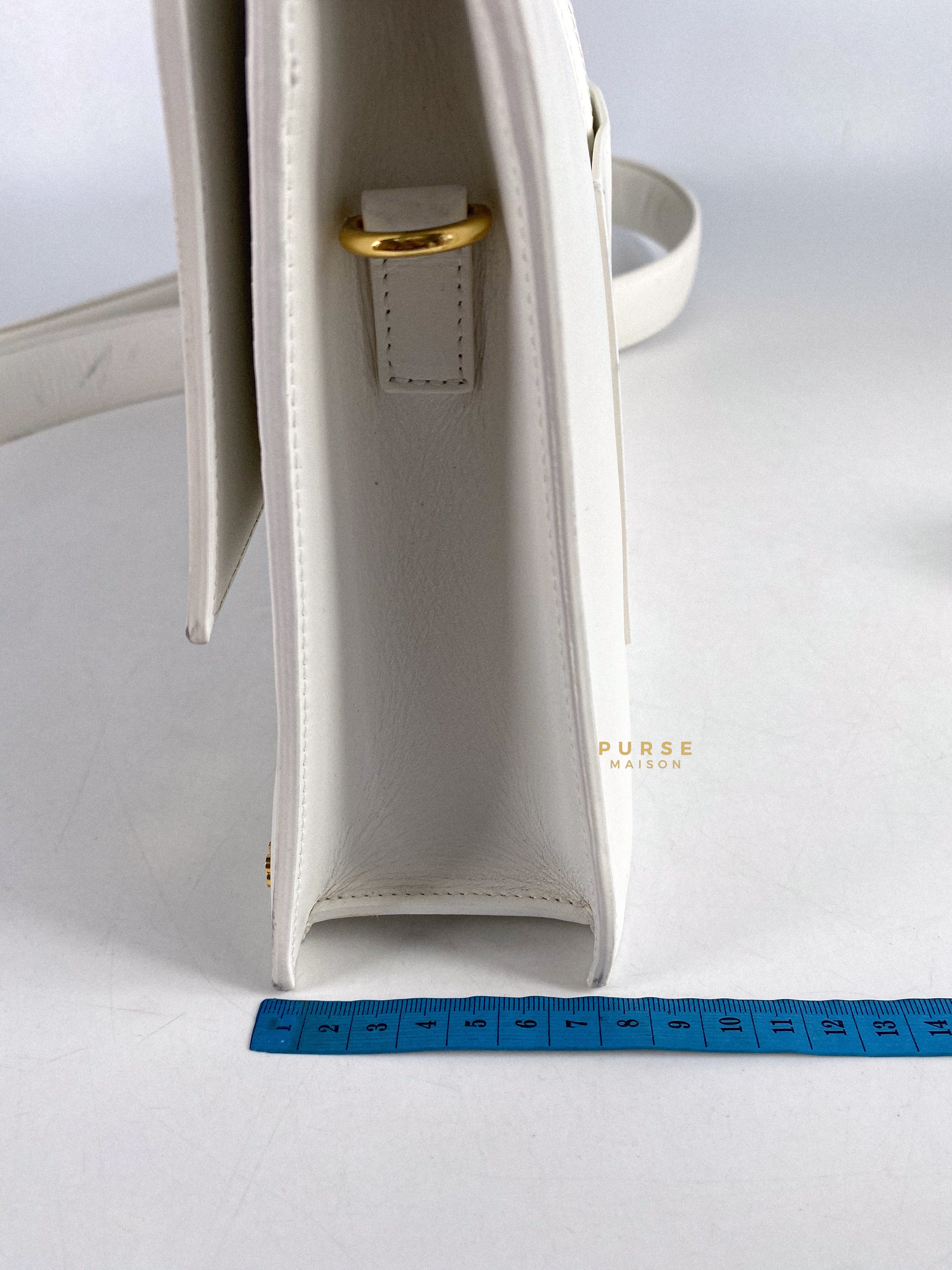 Jacquemus Le Bambinou Top Handle White | Purse Maison Luxury Bags Shop
