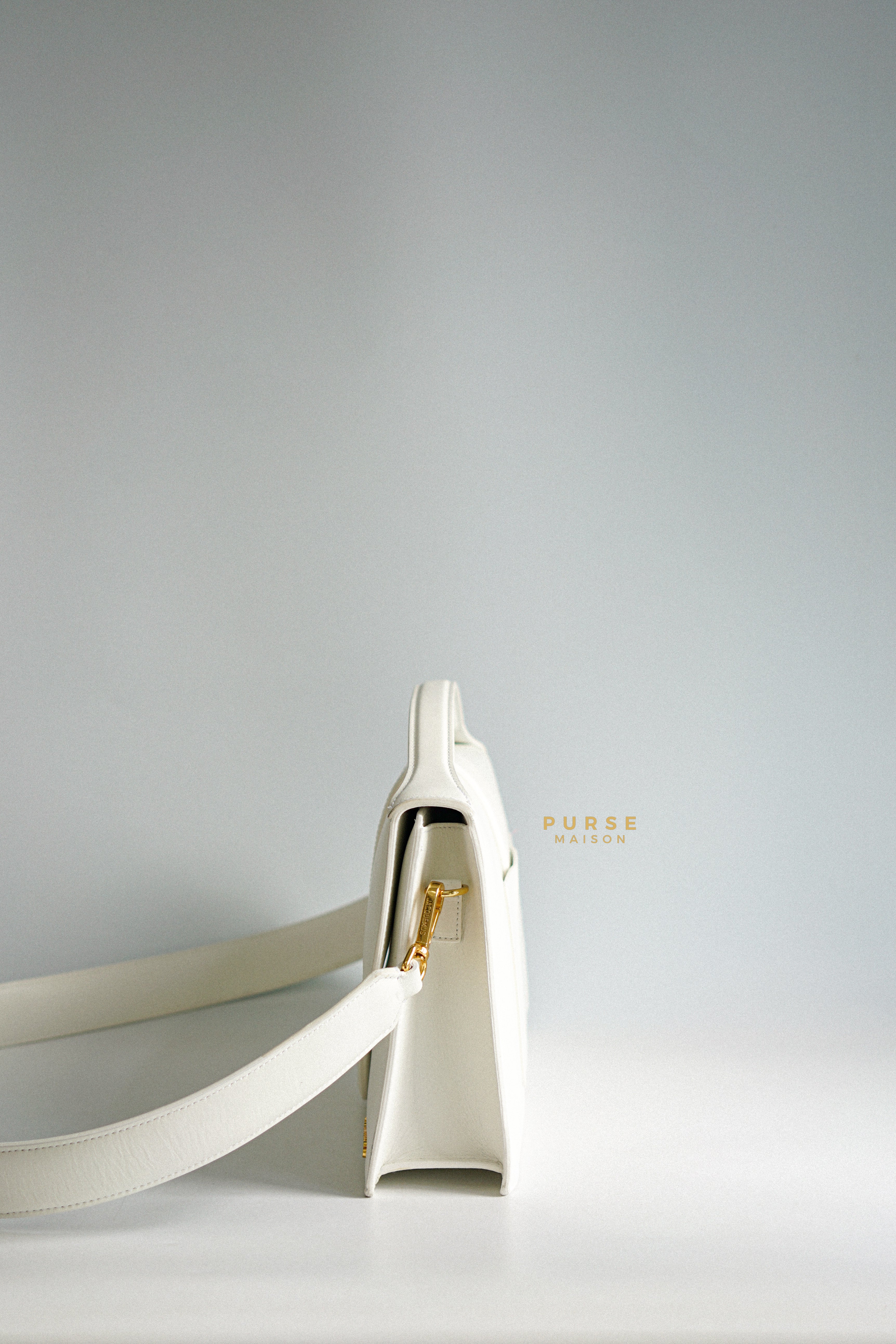 Jacquemus Le Bambinou Top Handle White | Purse Maison Luxury Bags Shop