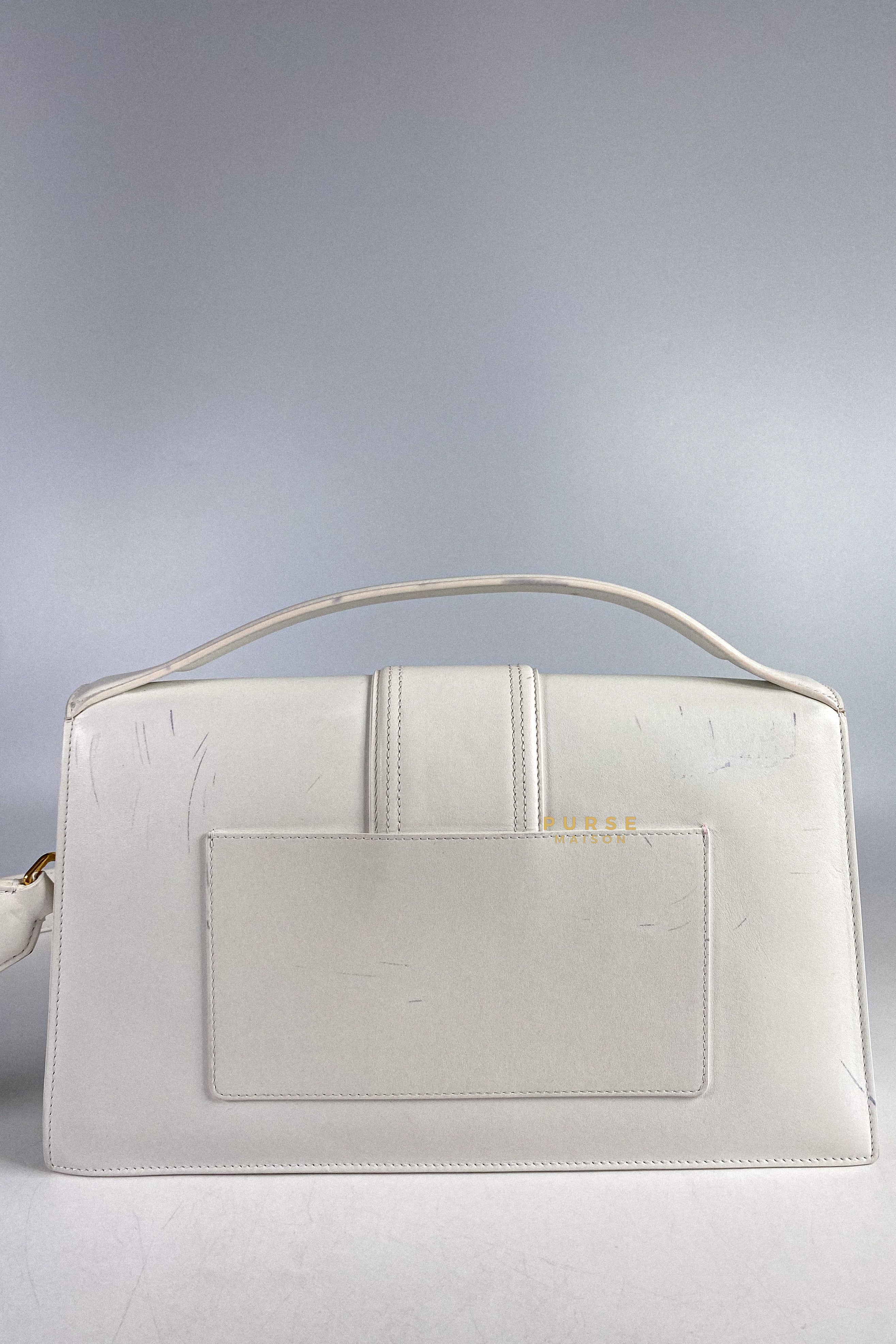 Jacquemus Le Bambinou Top Handle White | Purse Maison Luxury Bags Shop