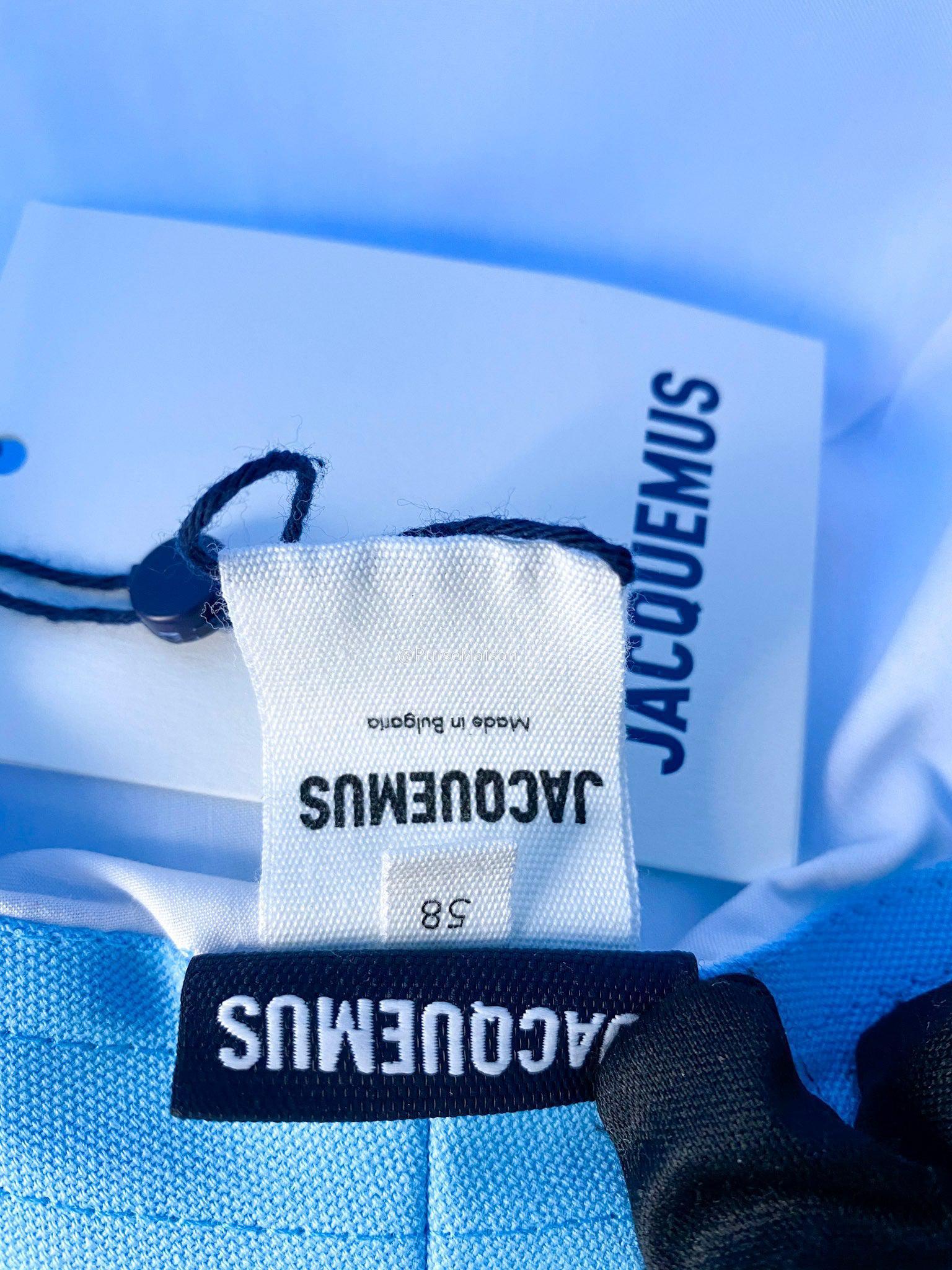 Jacquemus Le Bob Gadjo Bucket Hat (Turquoise)