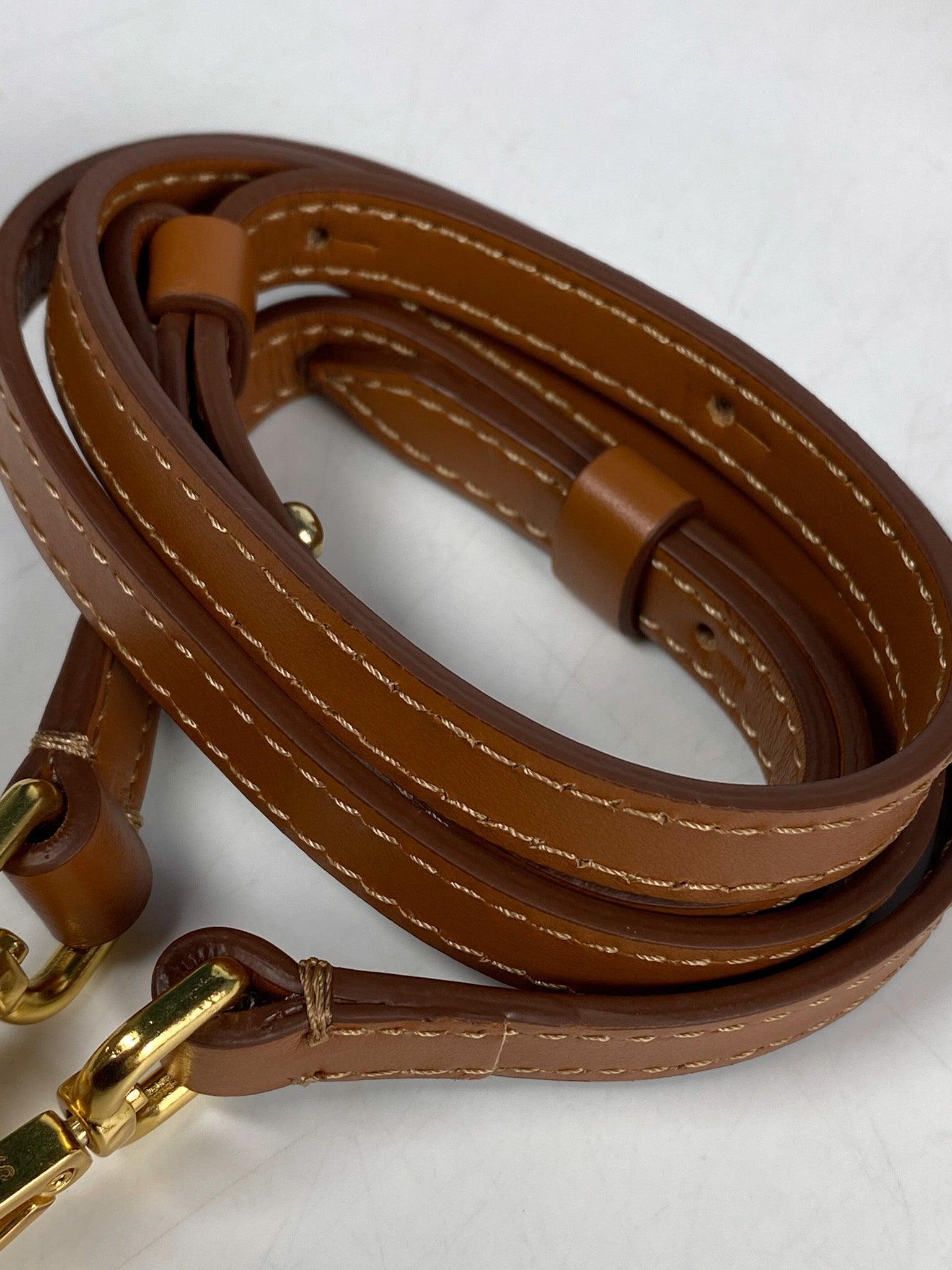 Jacquemus Le Chiquito Y Brown Mini Bag in Gold Hardware