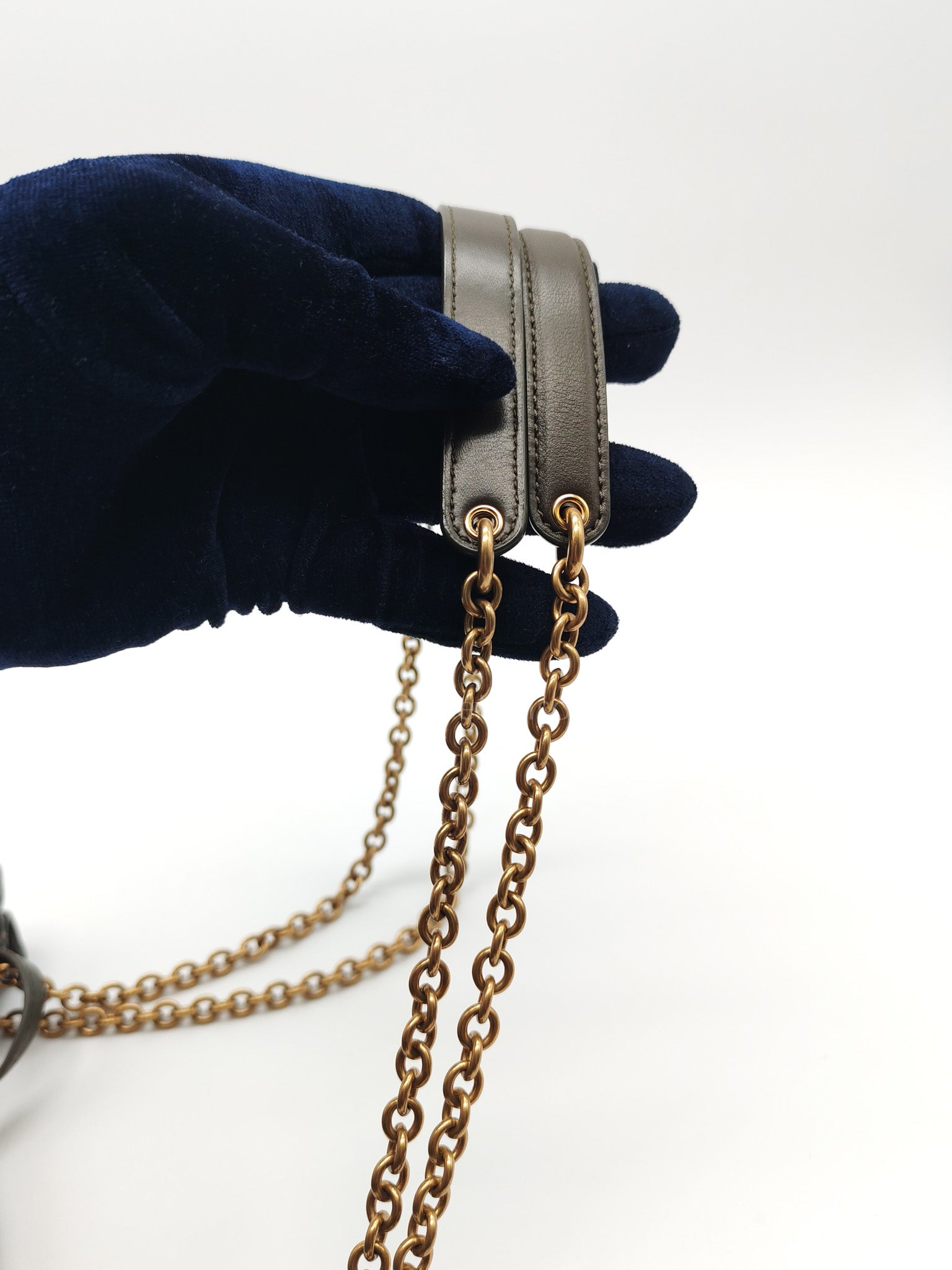 Jamie Pochon in Light Musk Lambskin Leather Gold Hardware | Purse Maison Luxury Bags Shop