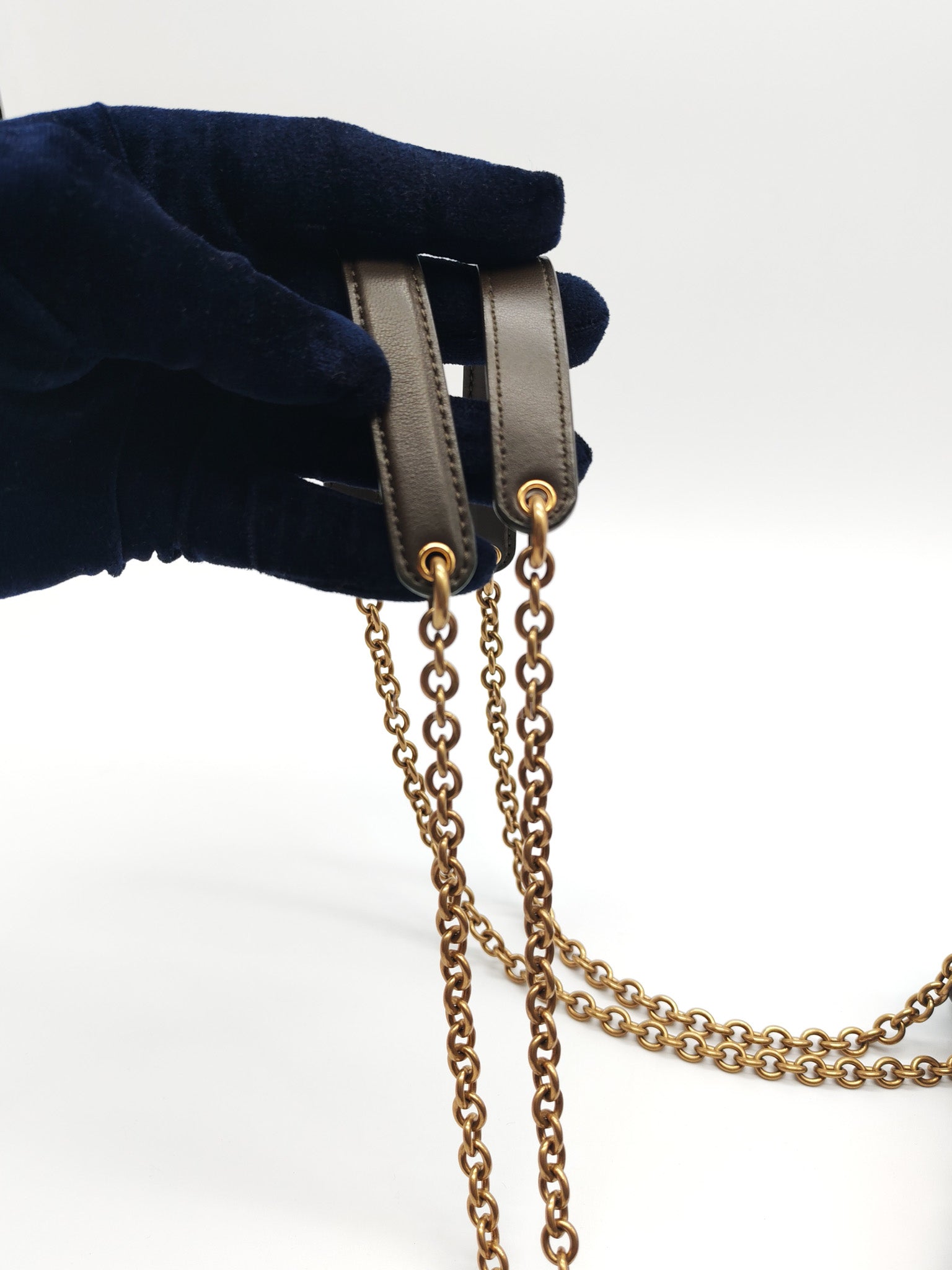 Jamie Pochon in Light Musk Lambskin Leather Gold Hardware | Purse Maison Luxury Bags Shop