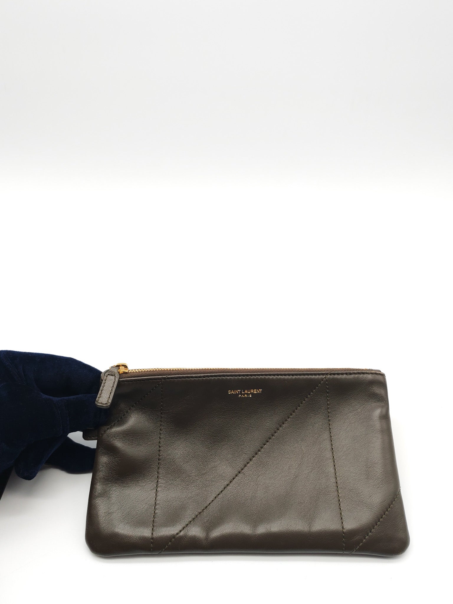 Jamie Pochon in Light Musk Lambskin Leather Gold Hardware | Purse Maison Luxury Bags Shop