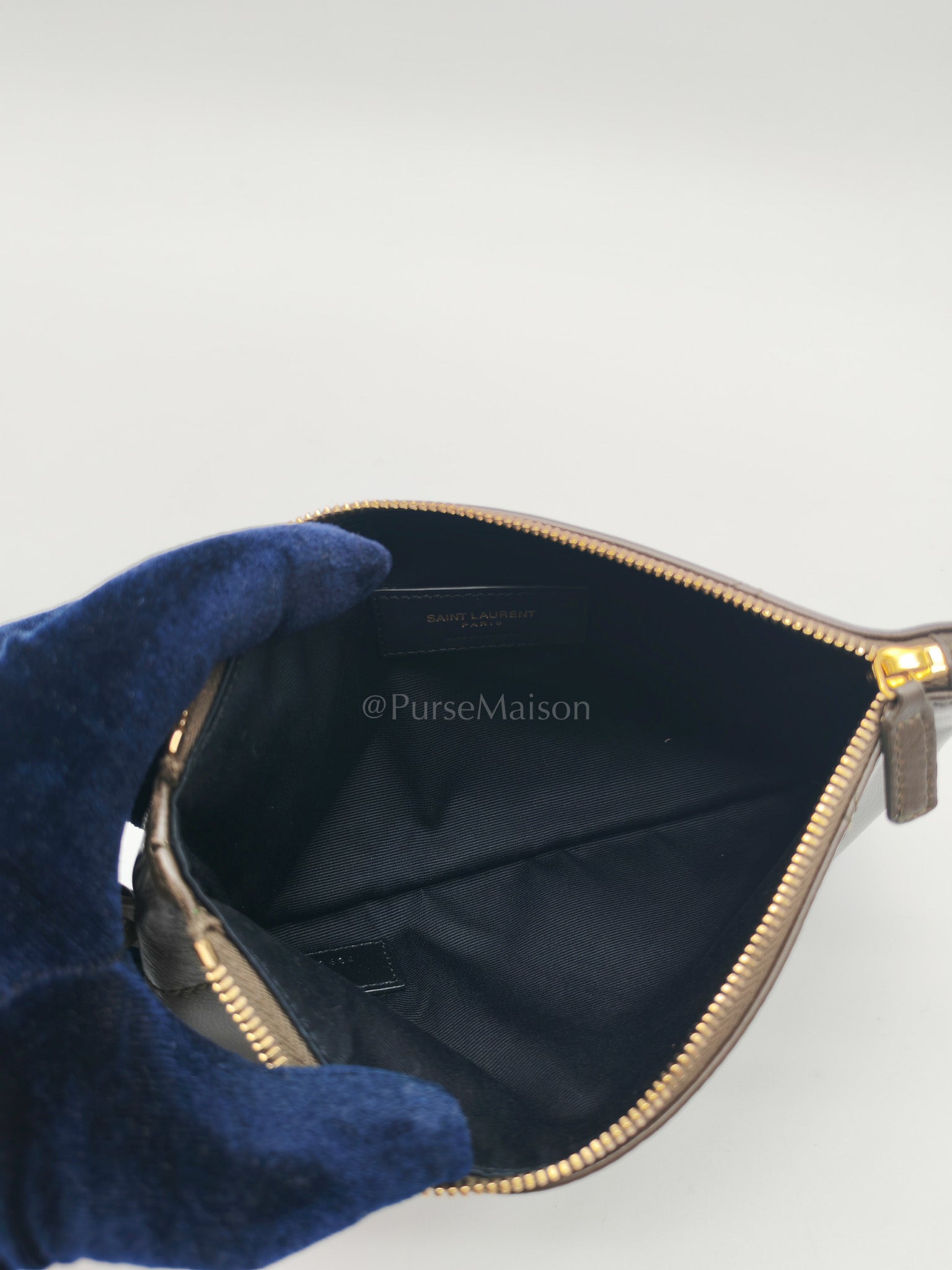 Jamie Pochon in Light Musk Lambskin Leather Gold Hardware | Purse Maison Luxury Bags Shop