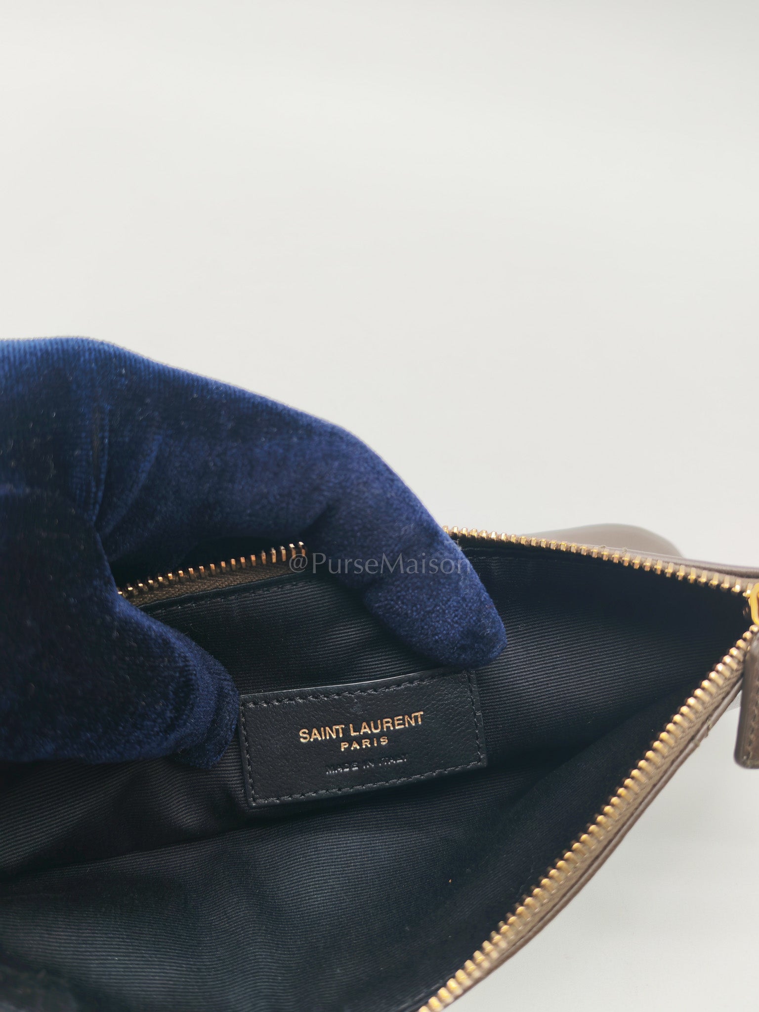 Jamie Pochon in Light Musk Lambskin Leather Gold Hardware | Purse Maison Luxury Bags Shop