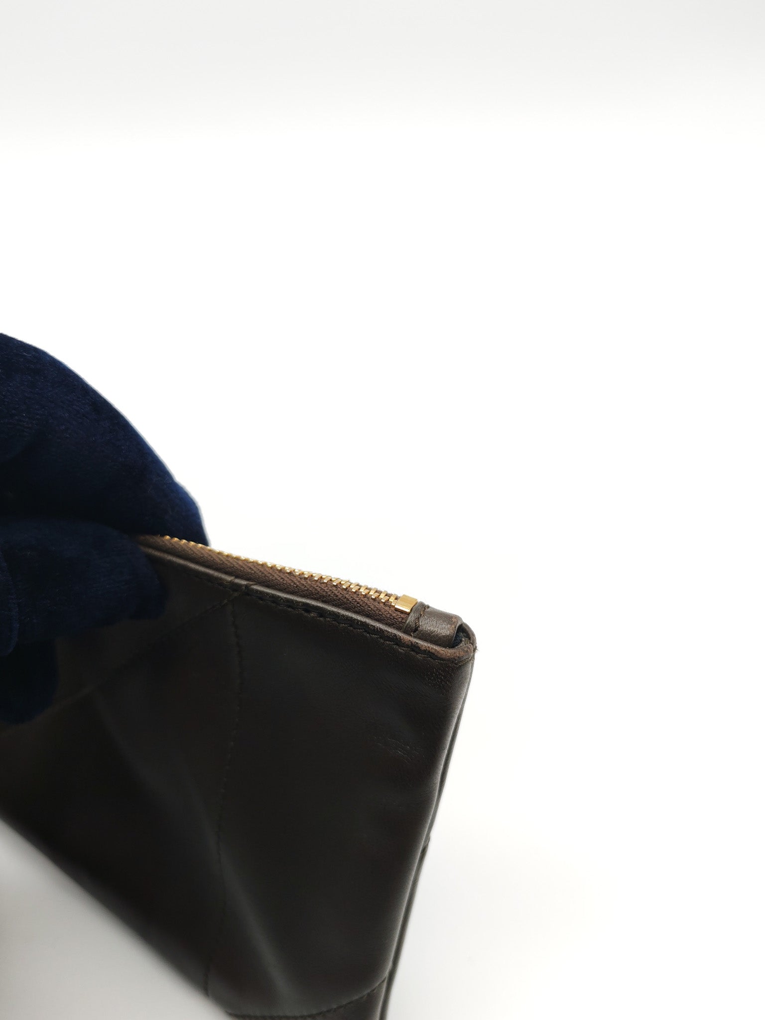 Jamie Pochon in Light Musk Lambskin Leather Gold Hardware | Purse Maison Luxury Bags Shop