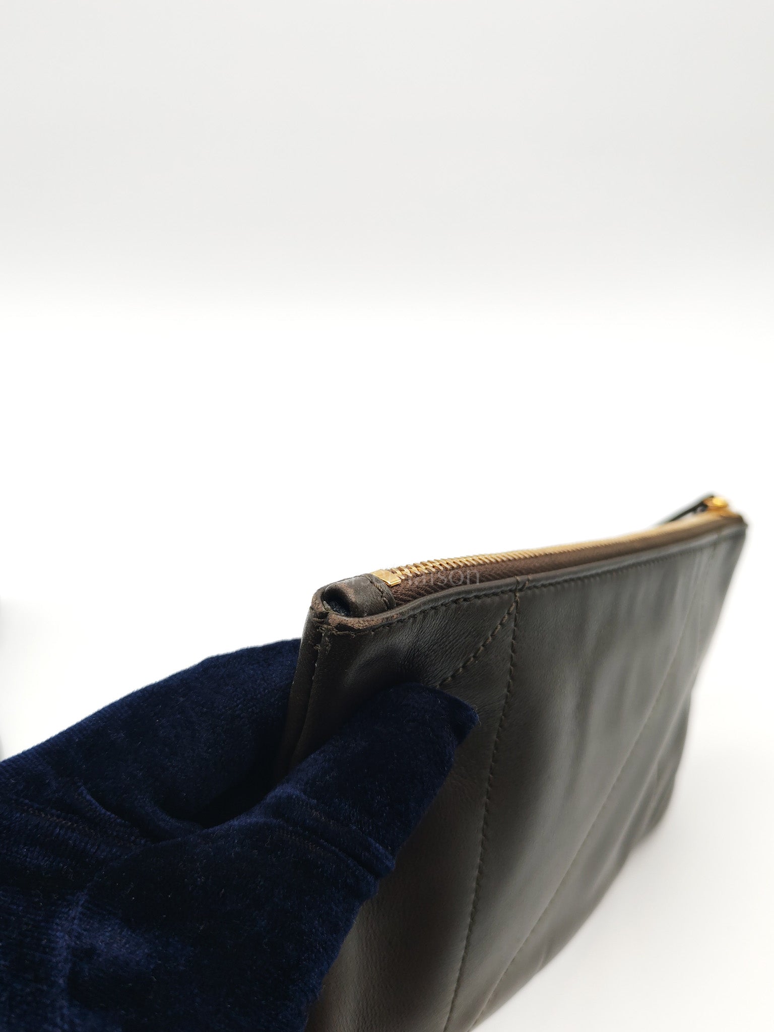 Jamie Pochon in Light Musk Lambskin Leather Gold Hardware | Purse Maison Luxury Bags Shop