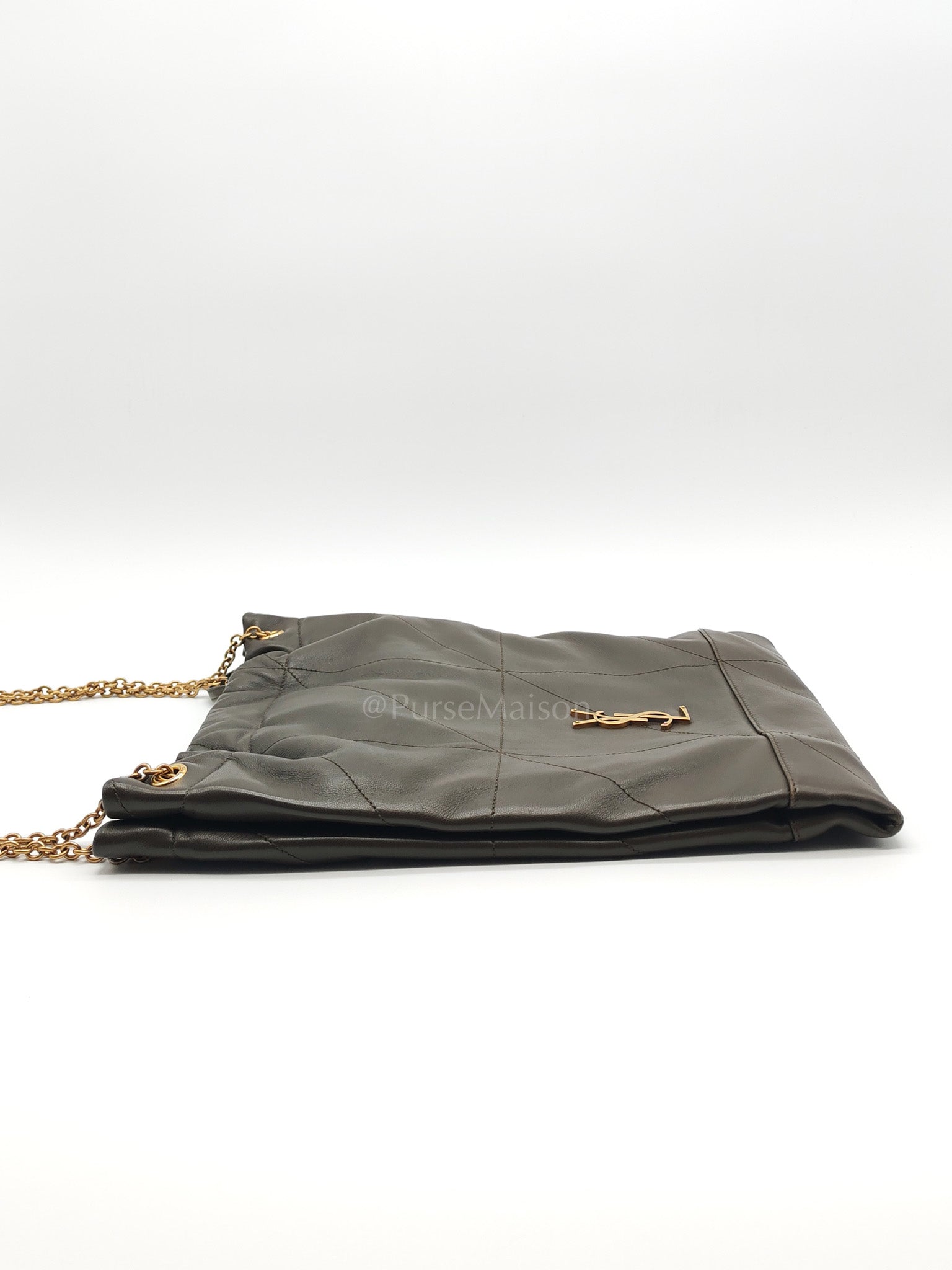 Jamie Pochon in Light Musk Lambskin Leather Gold Hardware | Purse Maison Luxury Bags Shop