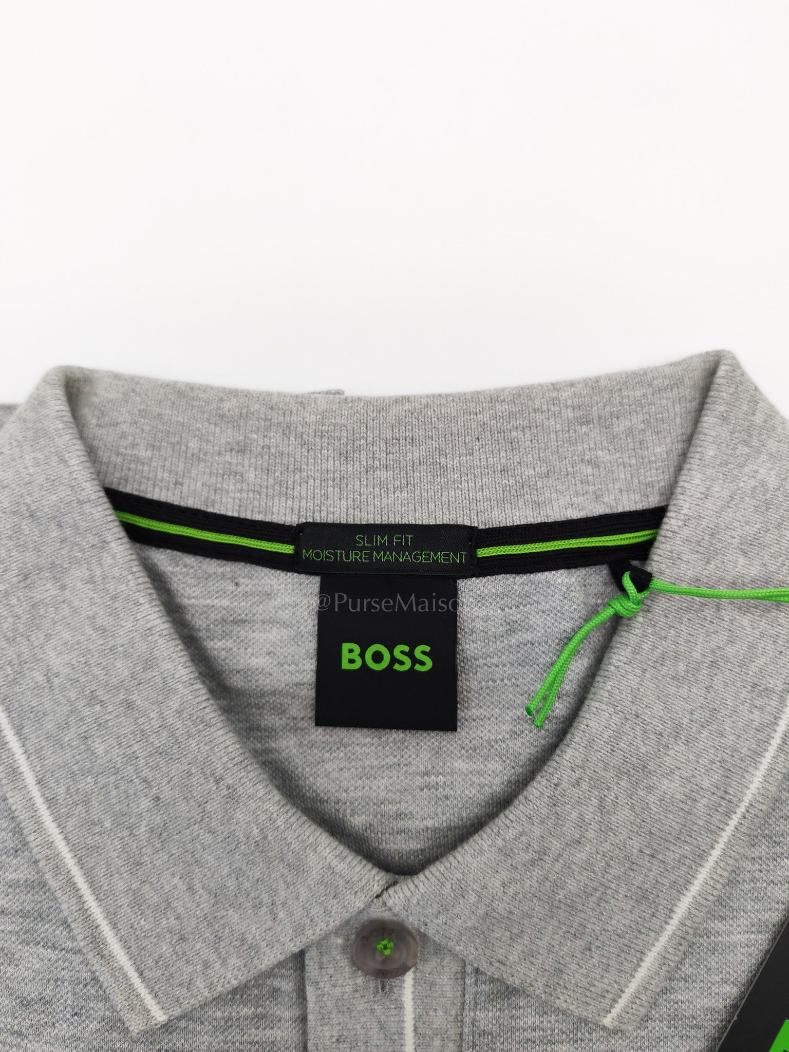 Jersey Polo Shirt in Gray for Men Size L | Purse Maison Luxury Bags Shop