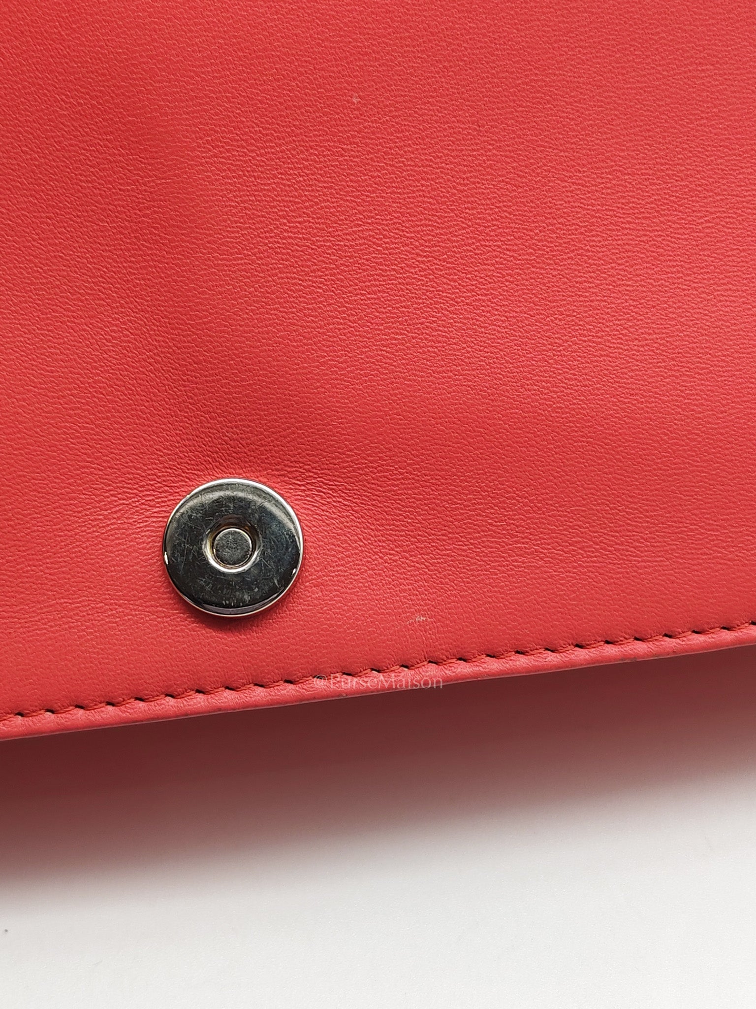 Lady Dior Clutch in Pink Cannage Lambskin Leather Silver Hardware