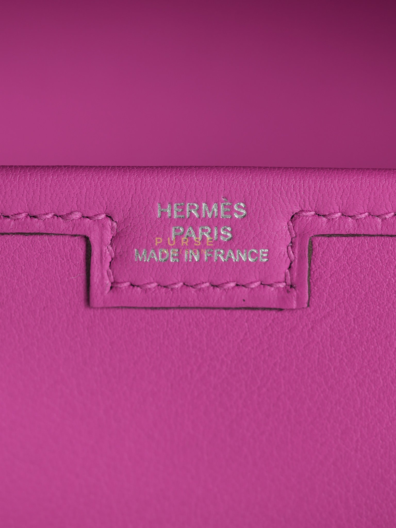 Jige Elan 29 Clutch in Magnolia Swift Leather Stamp C(2018) | Purse Maison Luxury Bags Shop