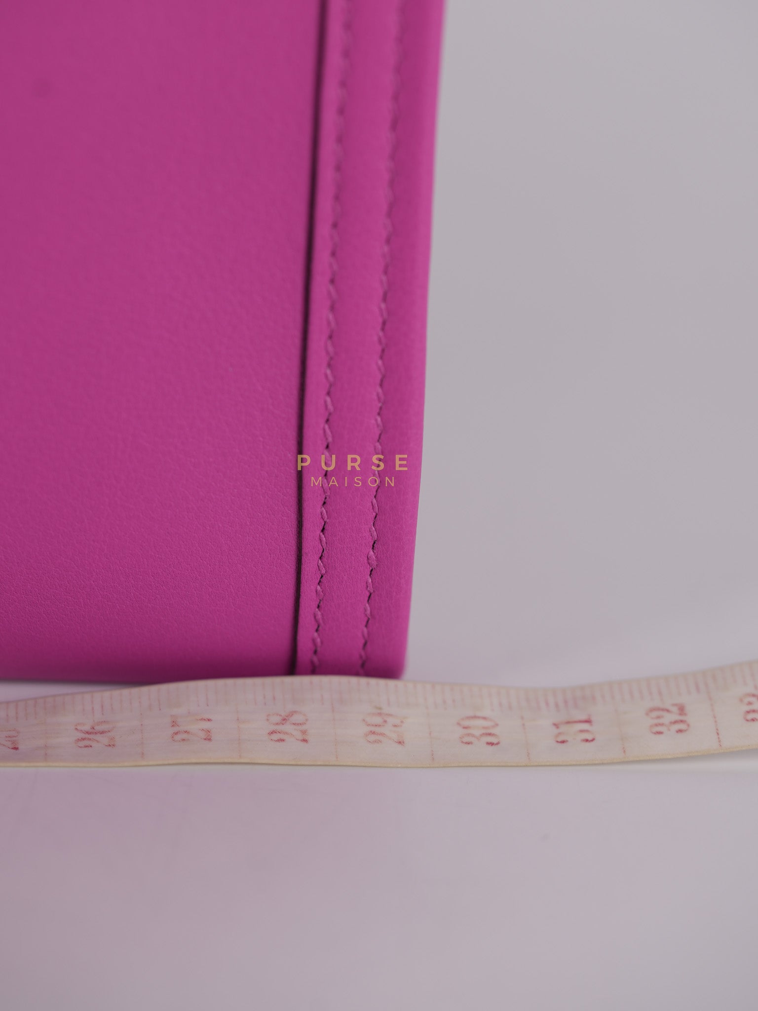 Jige Elan 29 Clutch in Magnolia Swift Leather Stamp C(2018) | Purse Maison Luxury Bags Shop