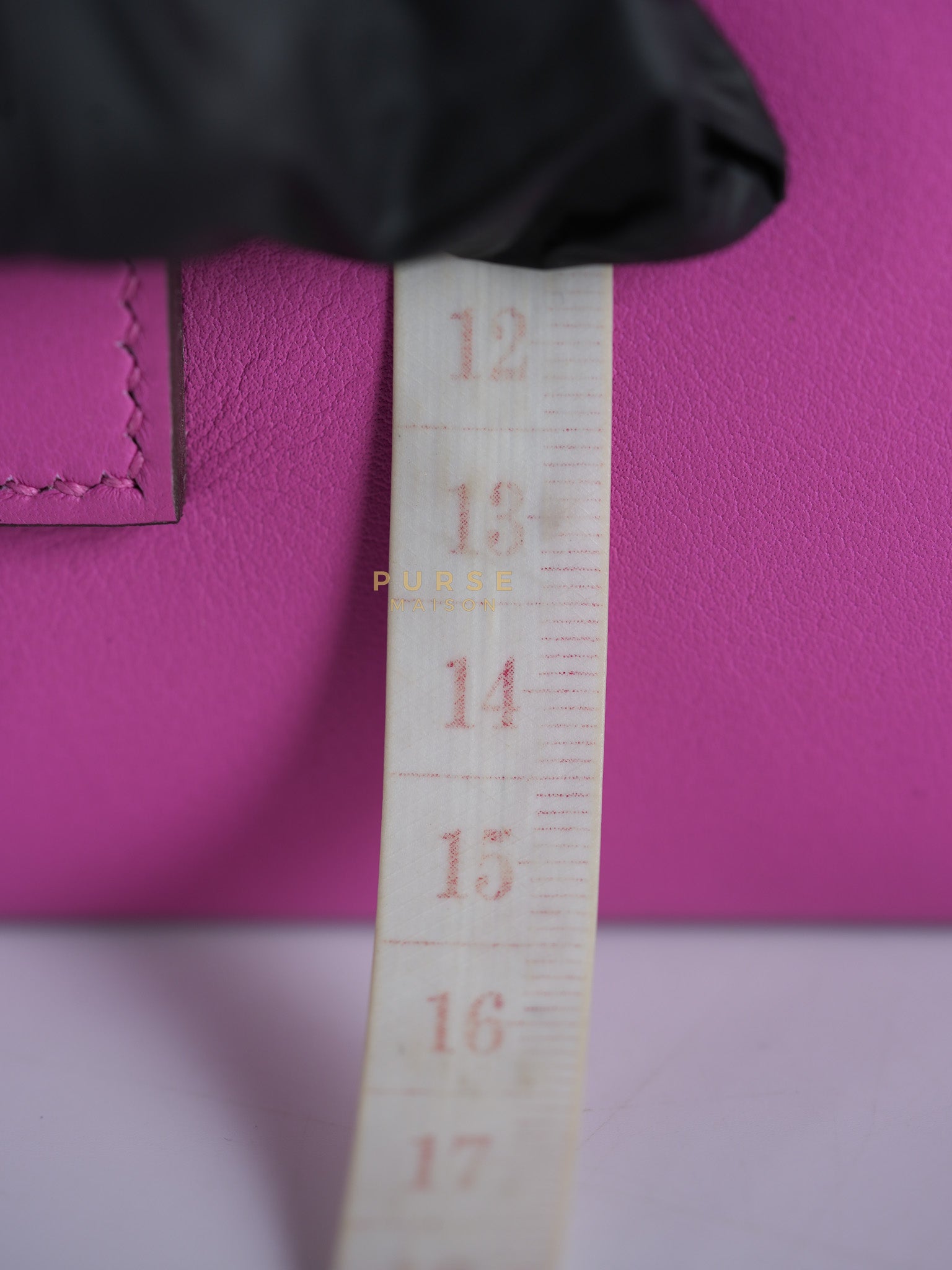 Jige Elan 29 Clutch in Magnolia Swift Leather Stamp C(2018) | Purse Maison Luxury Bags Shop