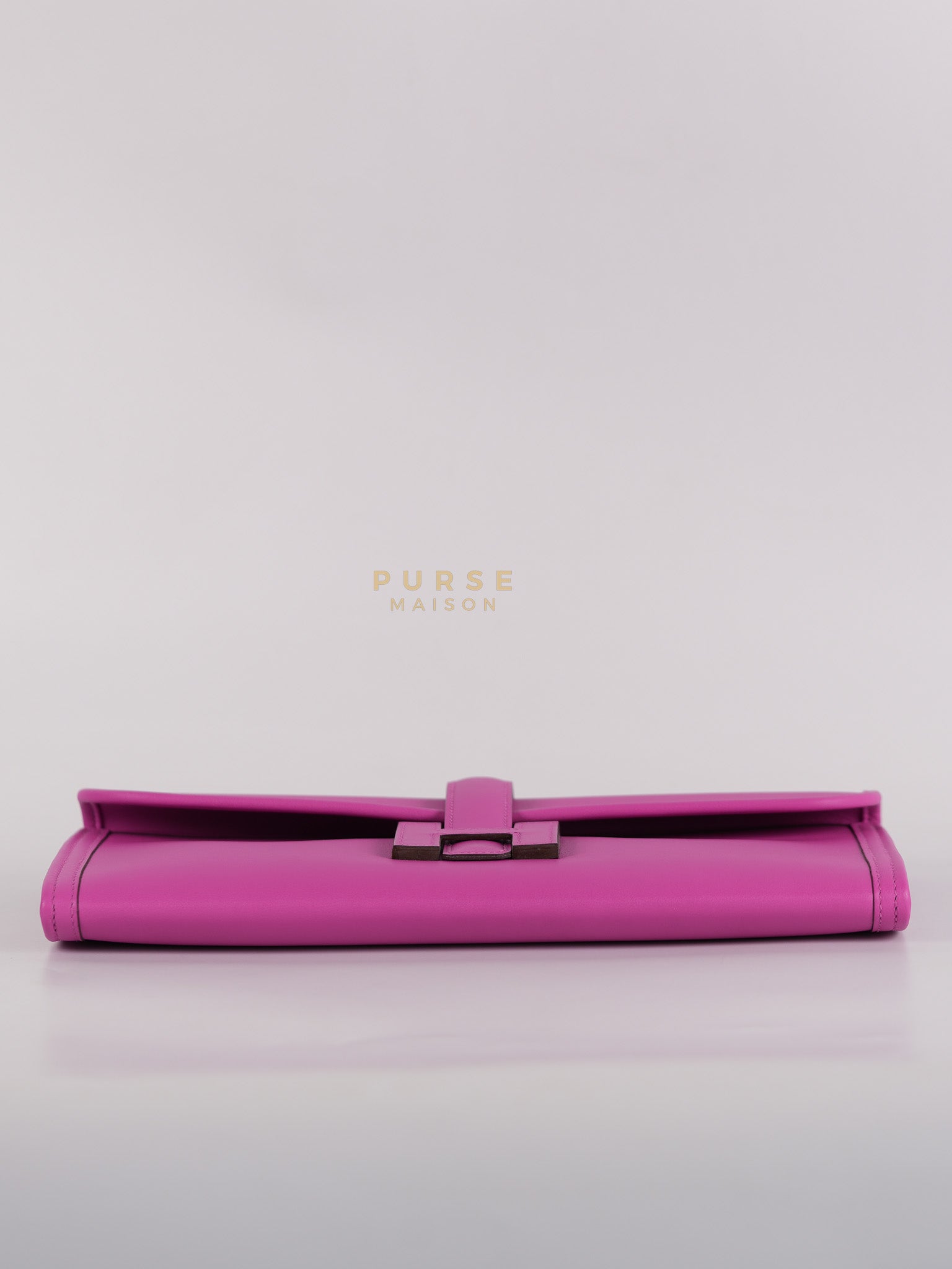 Jige Elan 29 Clutch in Magnolia Swift Leather Stamp C(2018) | Purse Maison Luxury Bags Shop