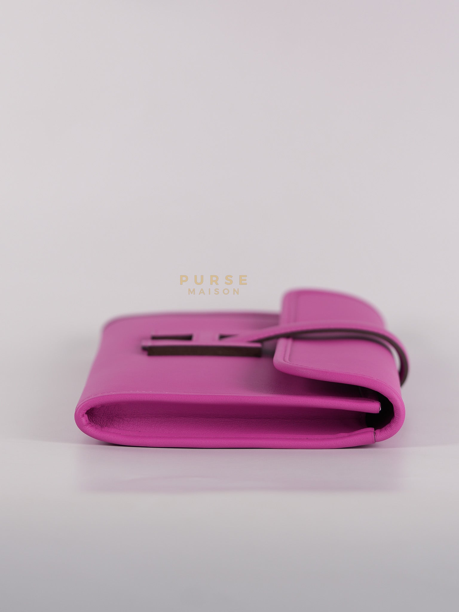 Jige Elan 29 Clutch in Magnolia Swift Leather Stamp C(2018) | Purse Maison Luxury Bags Shop