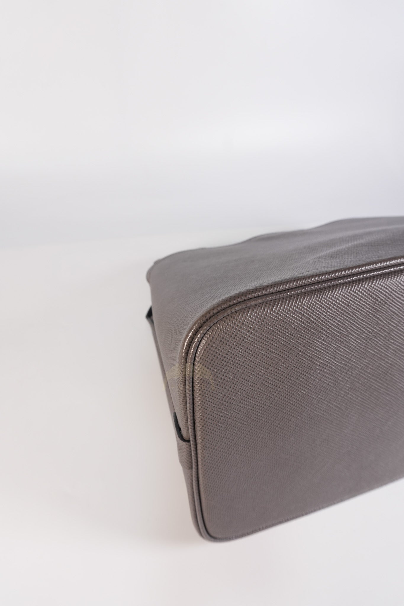 Matinee in Gray Saffiano Shoulder Bag