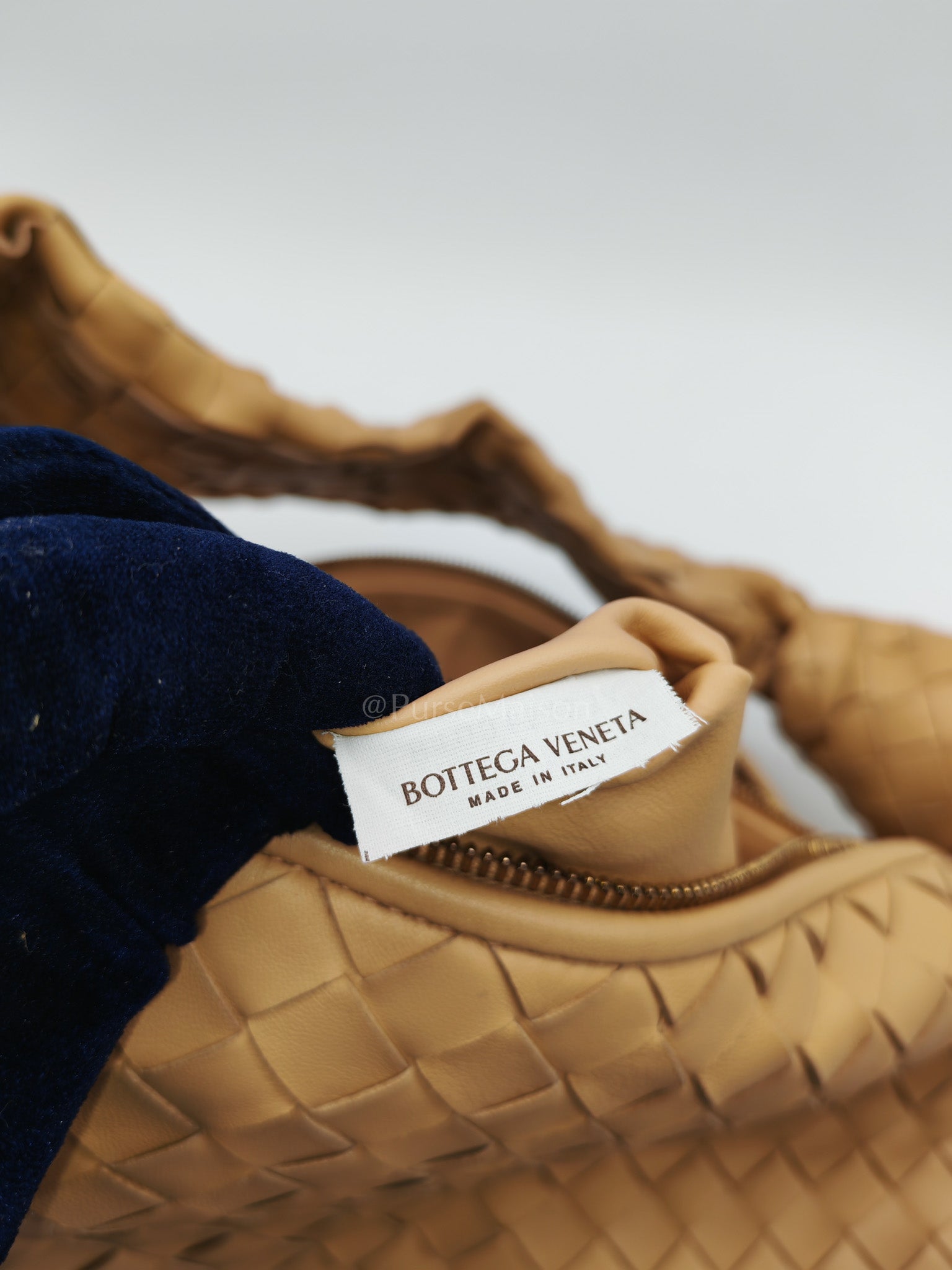 Jodie Medium in Beige Intrecciato Woven Leather Shoulder Bag | Purse Maison Luxury Bags Shop