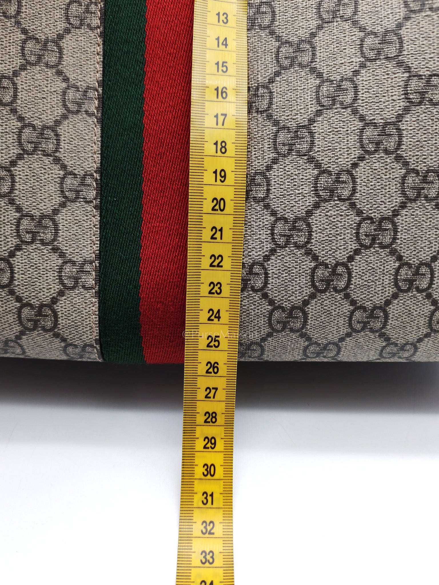 Ophidia Medium Tote Bag in GG Supreme Monogram Web Canvas & Gold Hardware