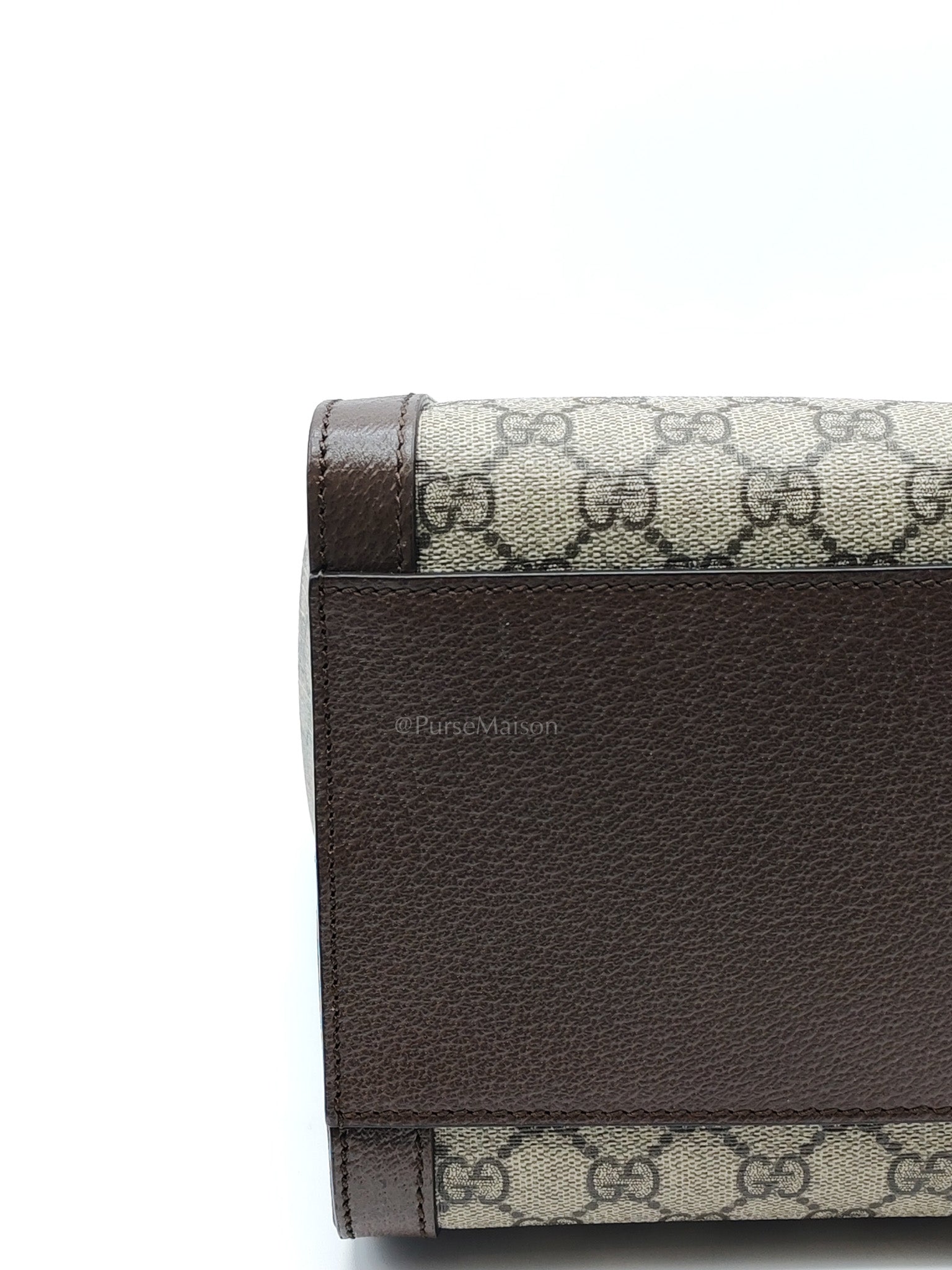 Ophidia Medium Tote Bag in GG Supreme Monogram Web Canvas & Gold Hardware