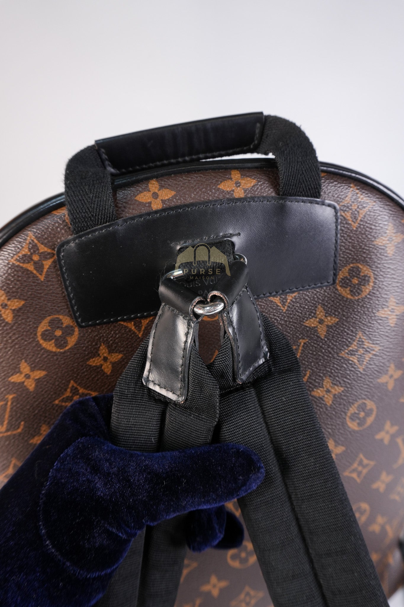 Josh Backpack in Monogram Macassar Canvas (Microchip) | Purse Maison Luxury Bags Shop