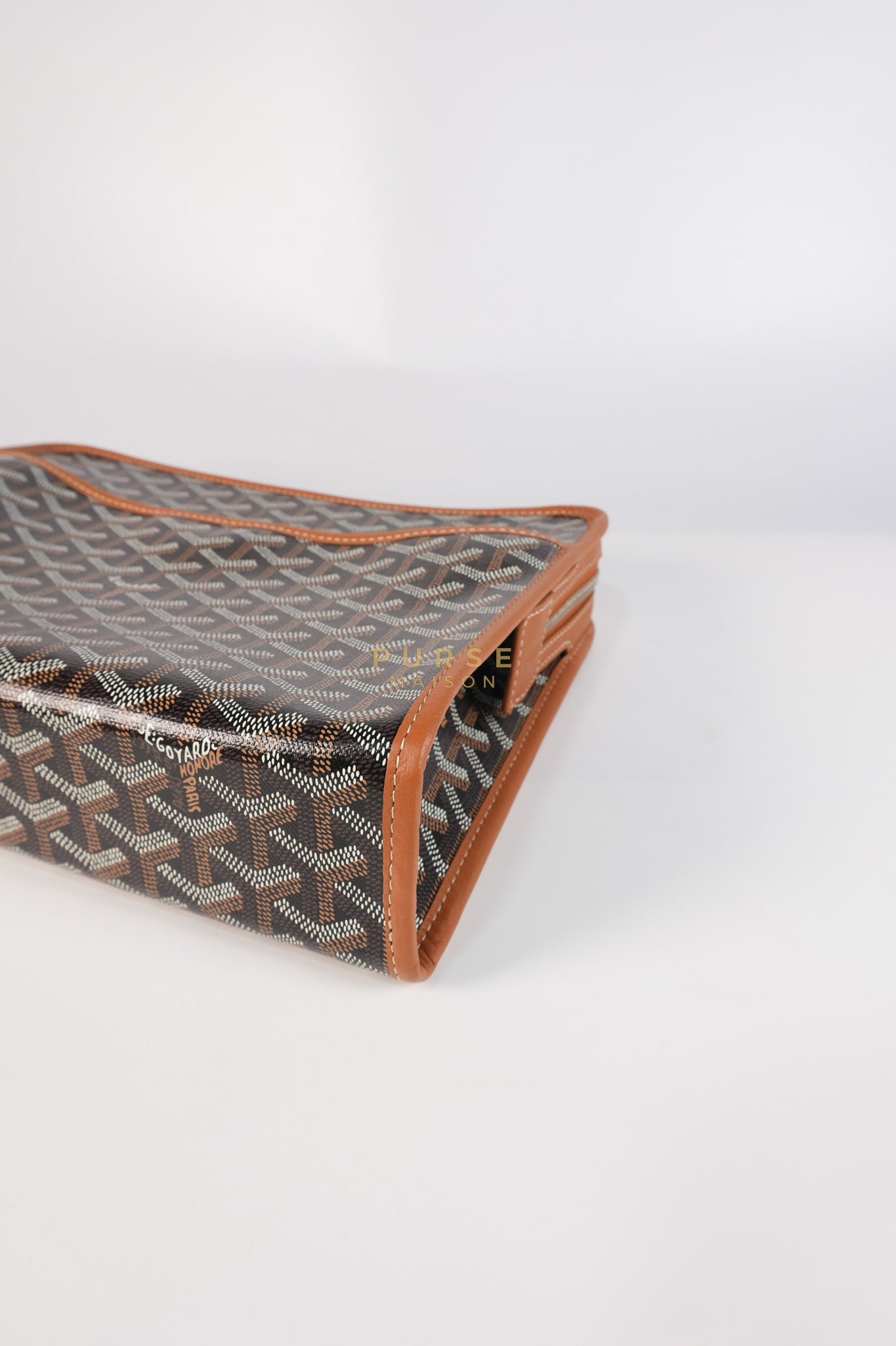 Jouvence in Tan Goyardine Canvas | Purse Maison Luxury Bags Shop