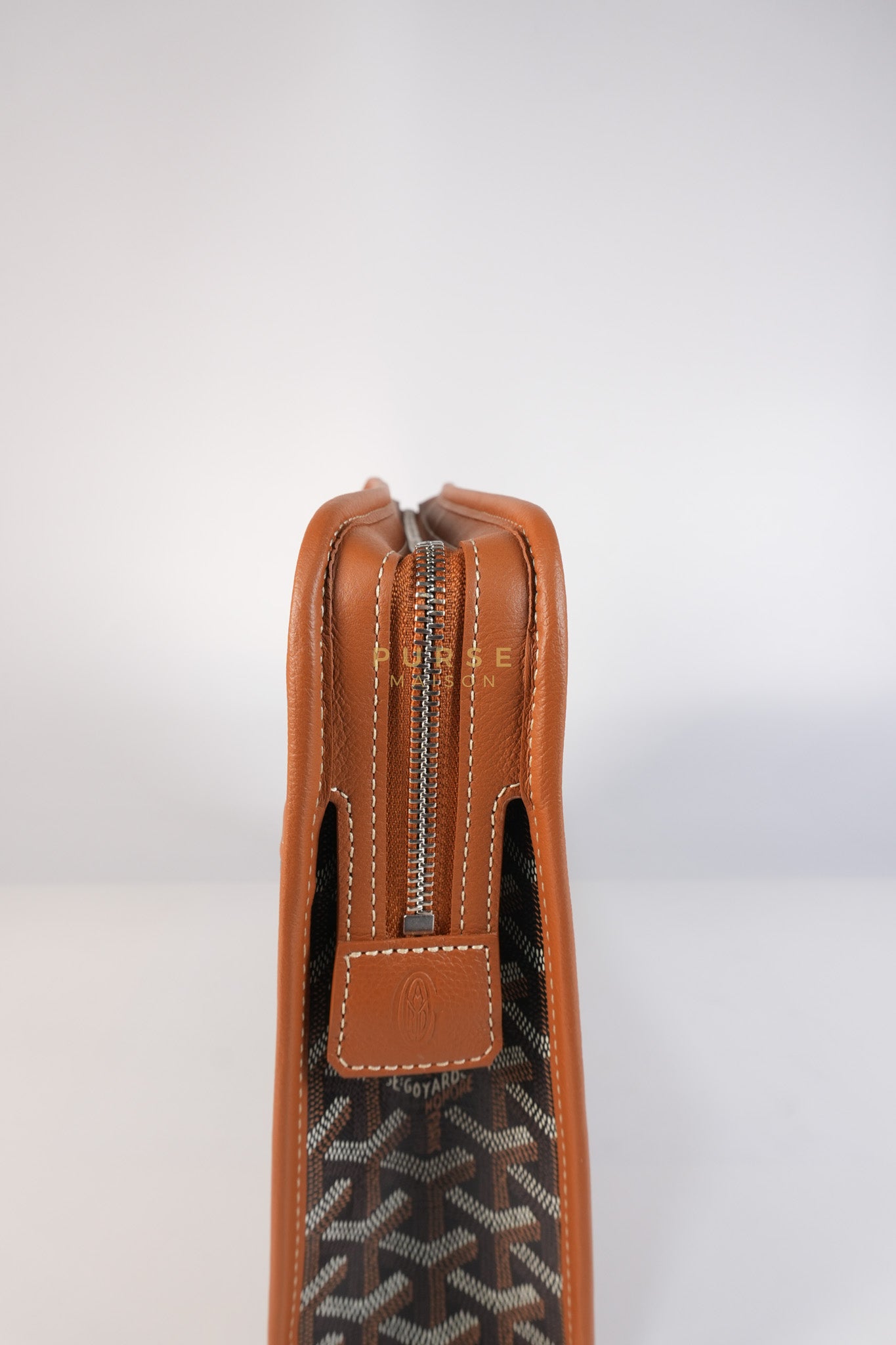 Jouvence in Tan Goyardine Canvas | Purse Maison Luxury Bags Shop