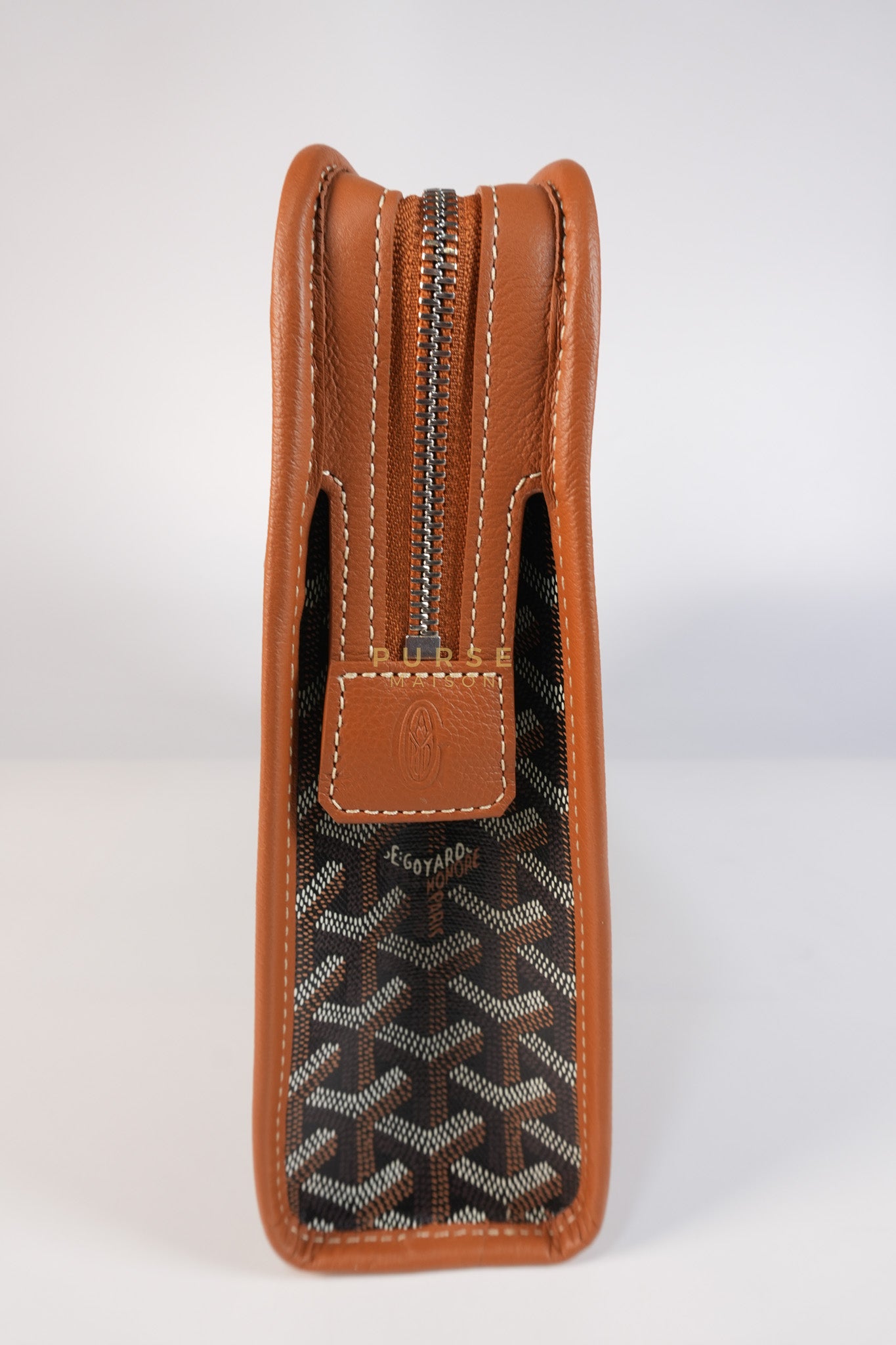 Jouvence in Tan Goyardine Canvas | Purse Maison Luxury Bags Shop