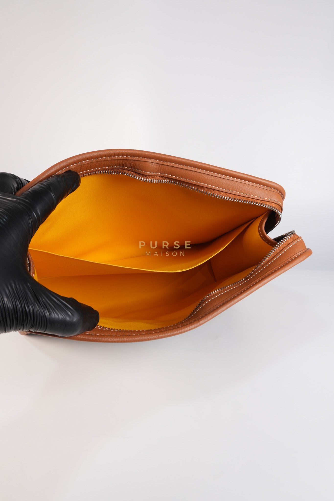 Jouvence in Tan Goyardine Canvas | Purse Maison Luxury Bags Shop