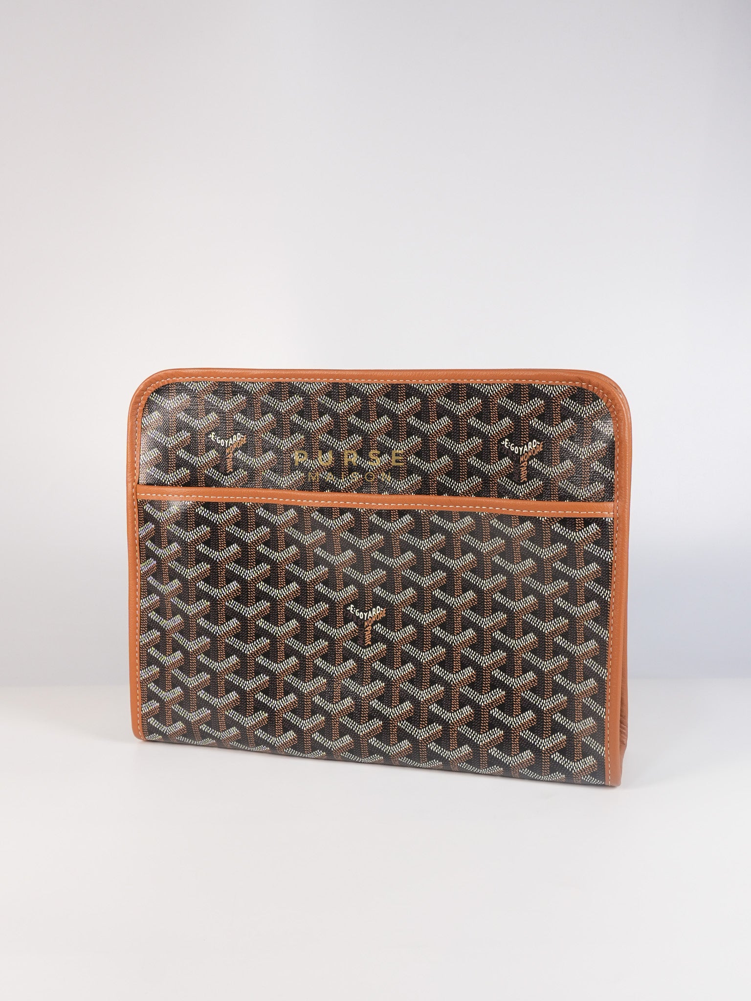 Jouvence in Tan Goyardine Canvas | Purse Maison Luxury Bags Shop