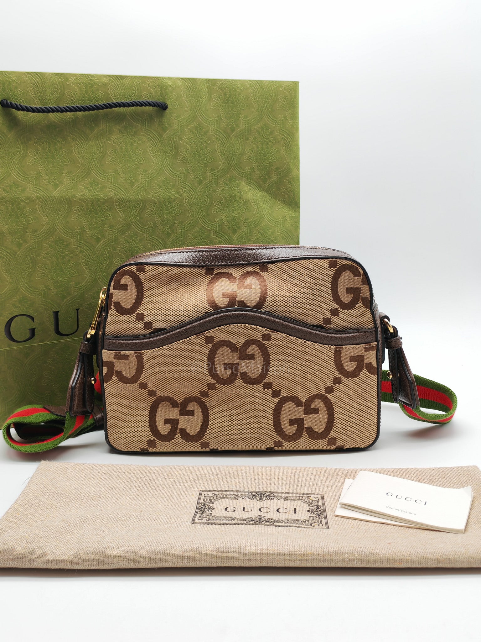 Jumbo Logo Messenger Crossbody Bag | Purse Maison Luxury Bags Shop