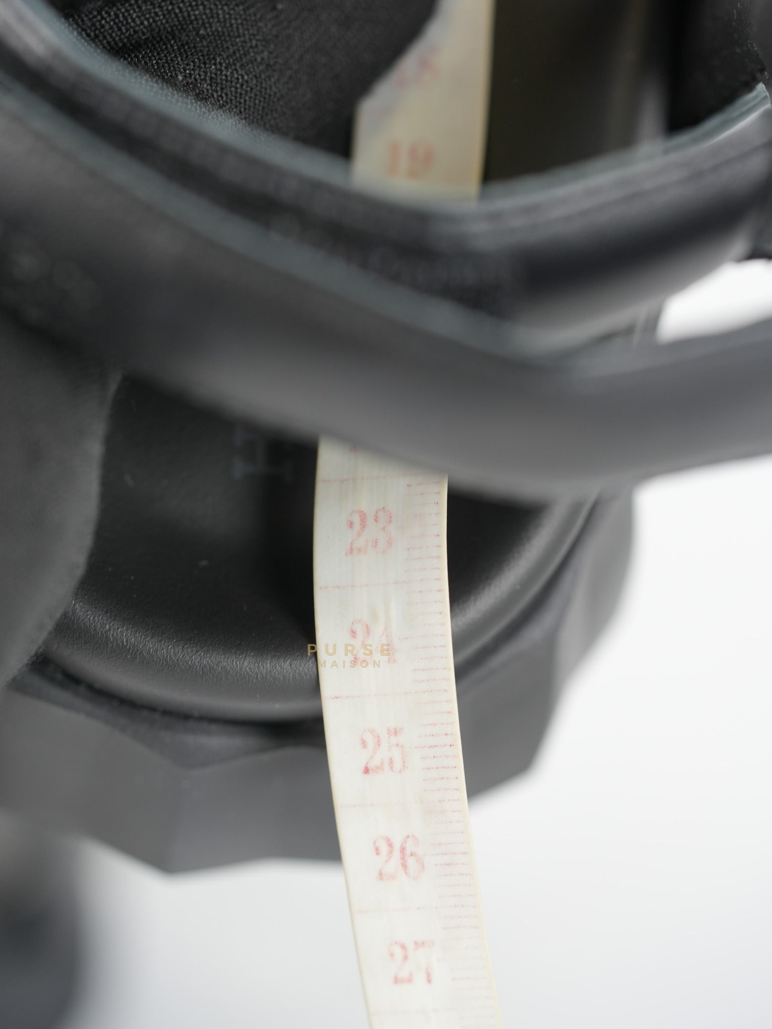 Junior Noir Sandals Size 36 EU (22.5cm) | Purse Maison Luxury Bags Shop